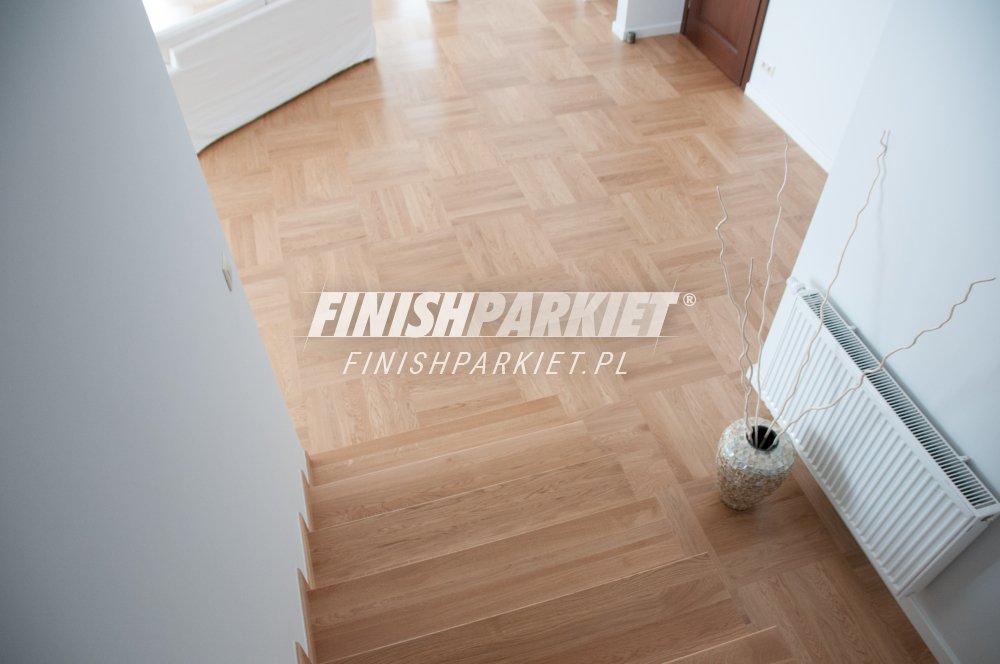 Паркет двошаровий Дуб Exclusive Лак , виробник Finish Parkiet Польща.