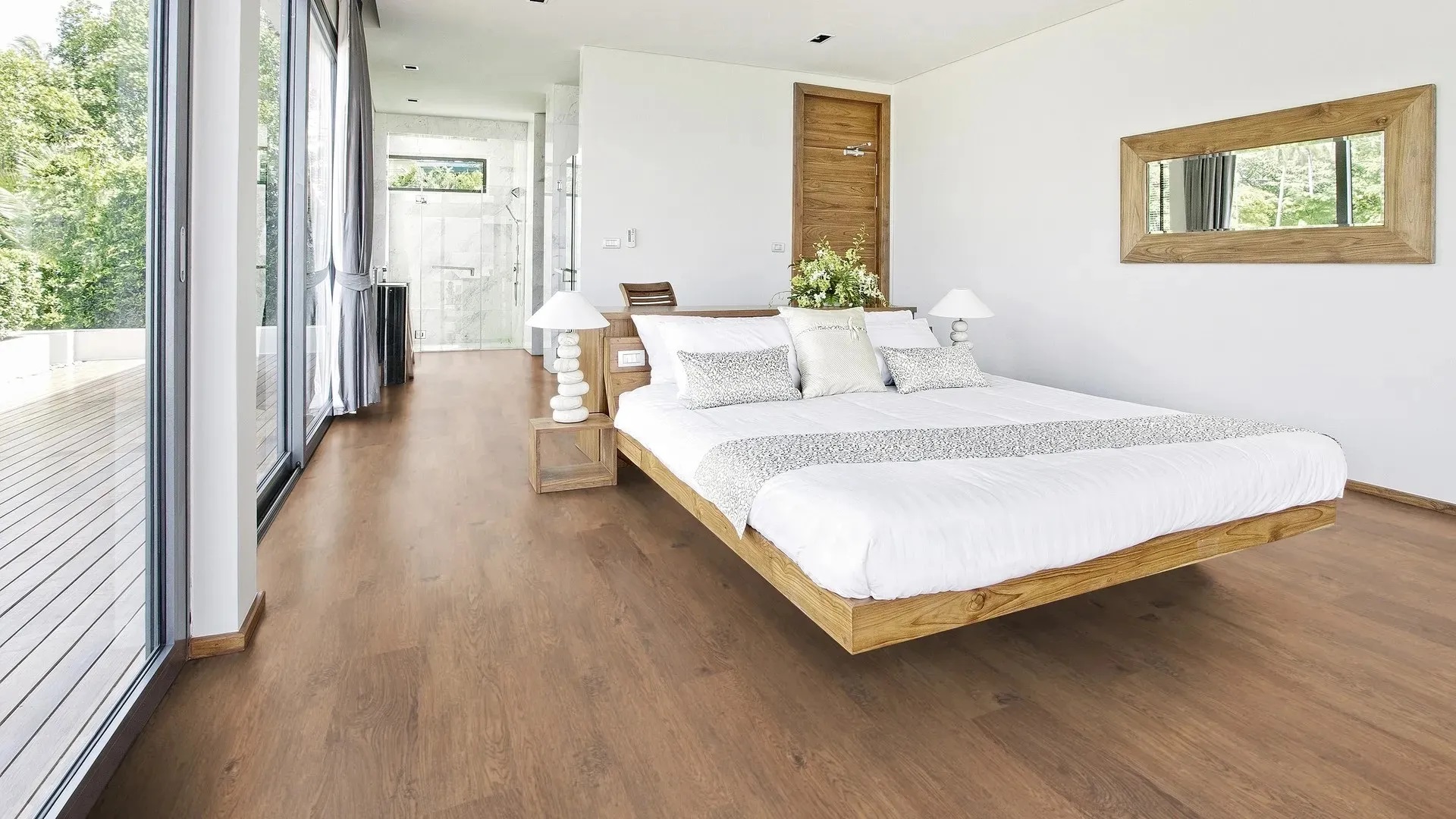 Вінілова підлога Hydrocork Plus - Castle Toast Oak B5P1002. 33 клас, 6 мм. Виробництво Португалія.