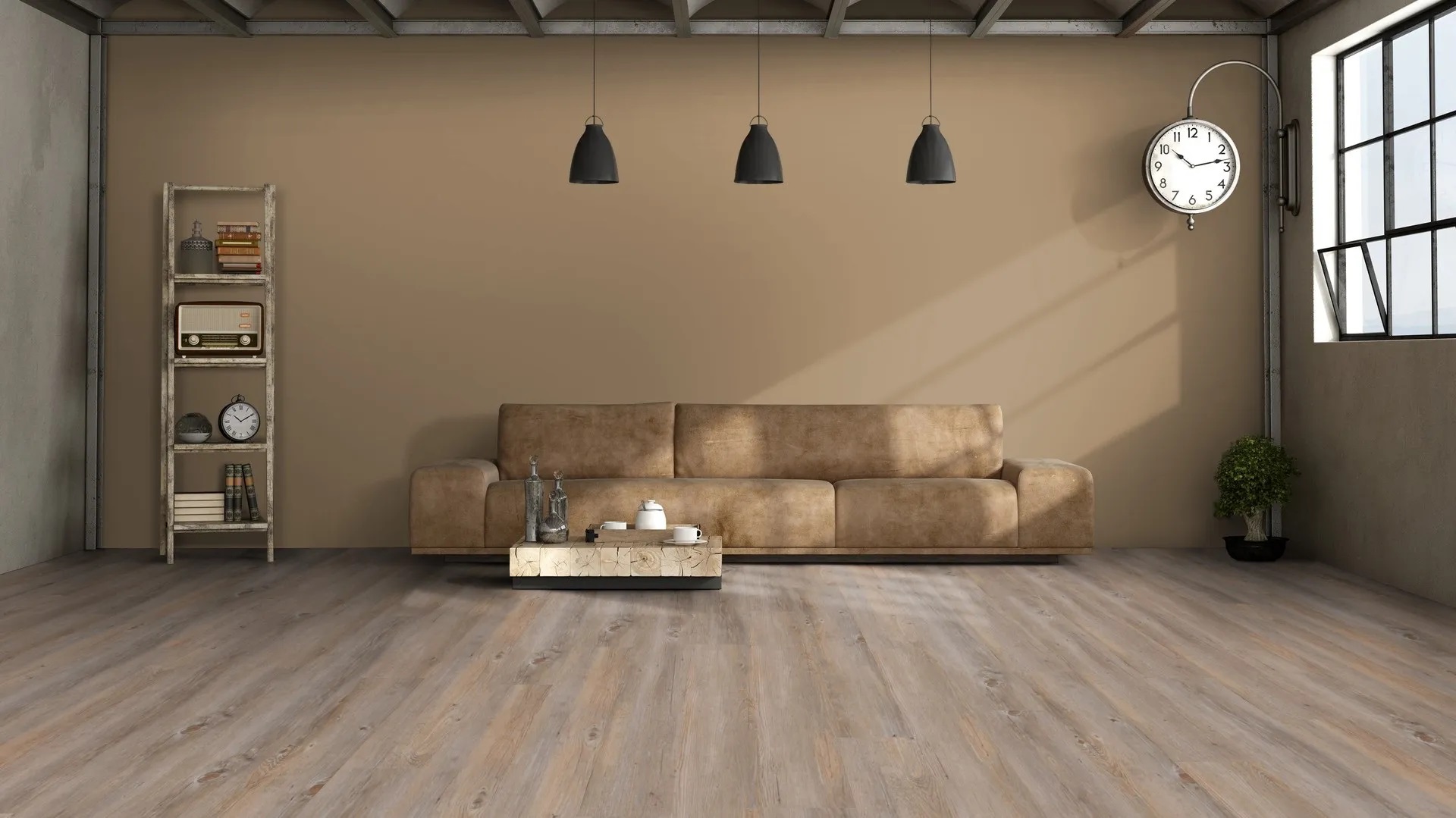 Вінілова підлога Hydrocork Plus - Oak Alaska B5Q0002. 33 клас, 6 мм. Виробництво Португалія.