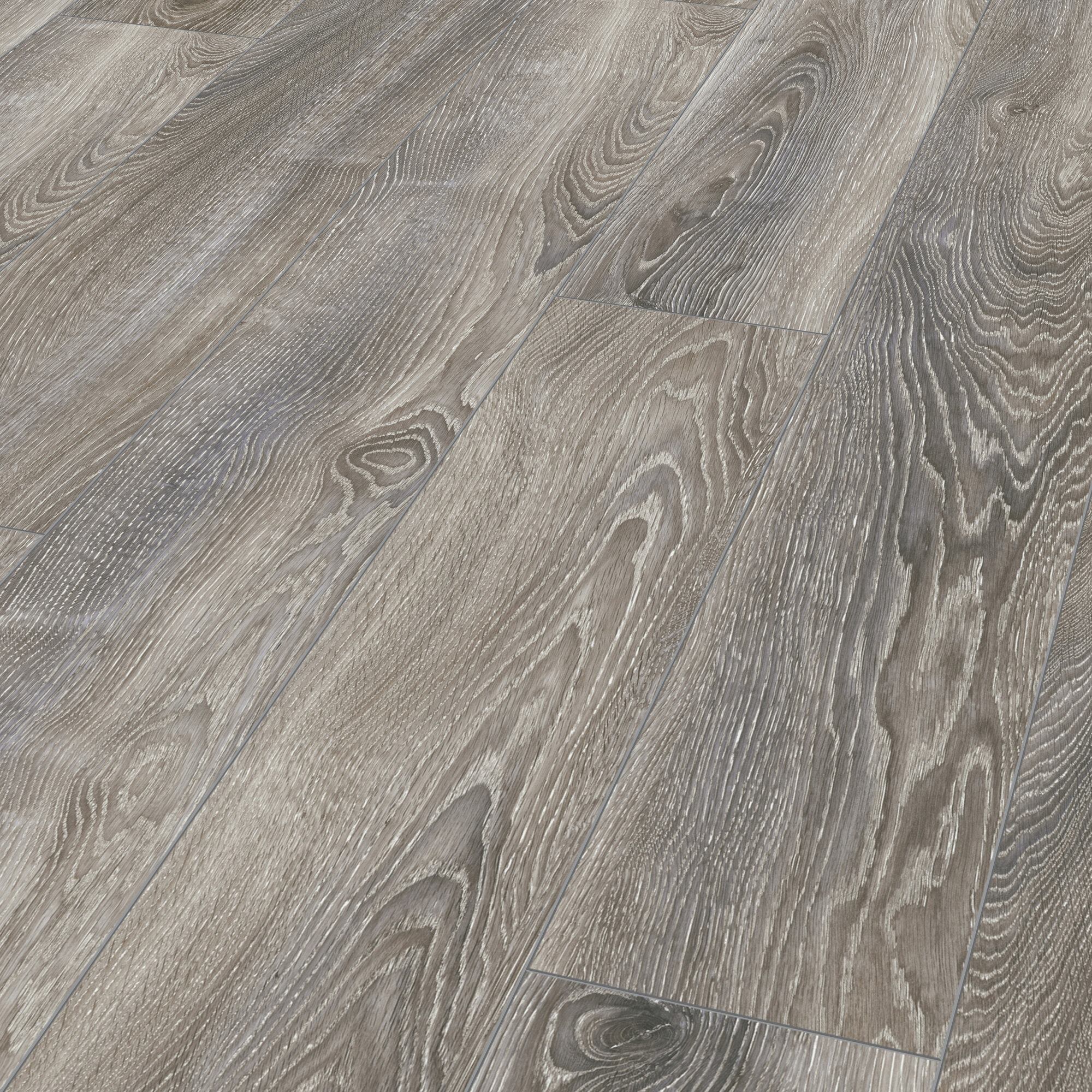 Ламінат Kronotex - Highland Oak Titanium, артикул D 4796, 33 клас, 12 мм. Колекція Mammut. Виробництво Німеччина.