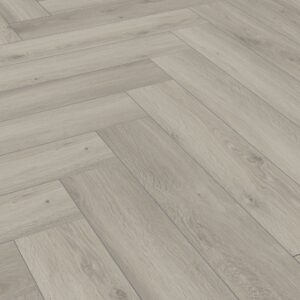Ламінат Kronotex - Silber Oak, артикул D 3773, 32 клас, 8 мм. Колекція Herringbone. Виробництво Німеччина.