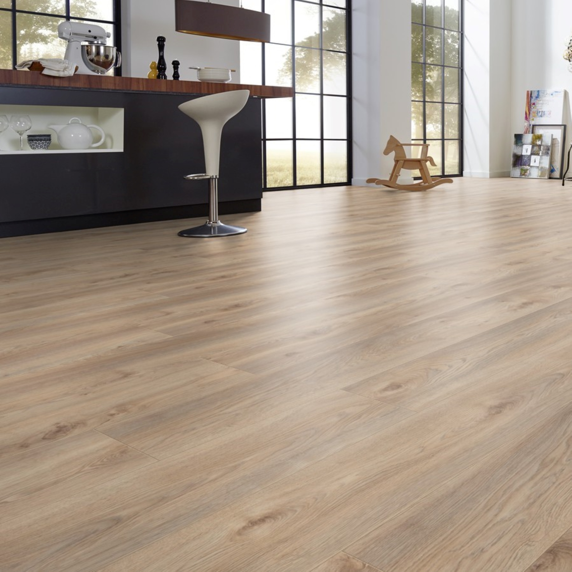 Ламінат Kronotex - Makro Oak Beige, артикул D 3669., 33 клас, 10 мм. Колекція Mammut Plus. Виробництво Німеччина.