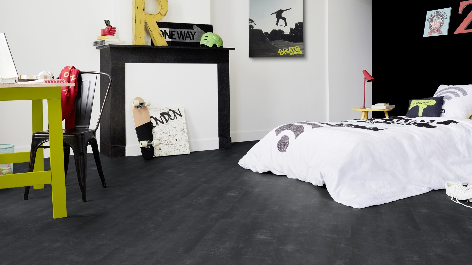 Вінілова підлога Tarkett – Composite Black, артикул 36022074, колекція Starfloor Click Solid 55.