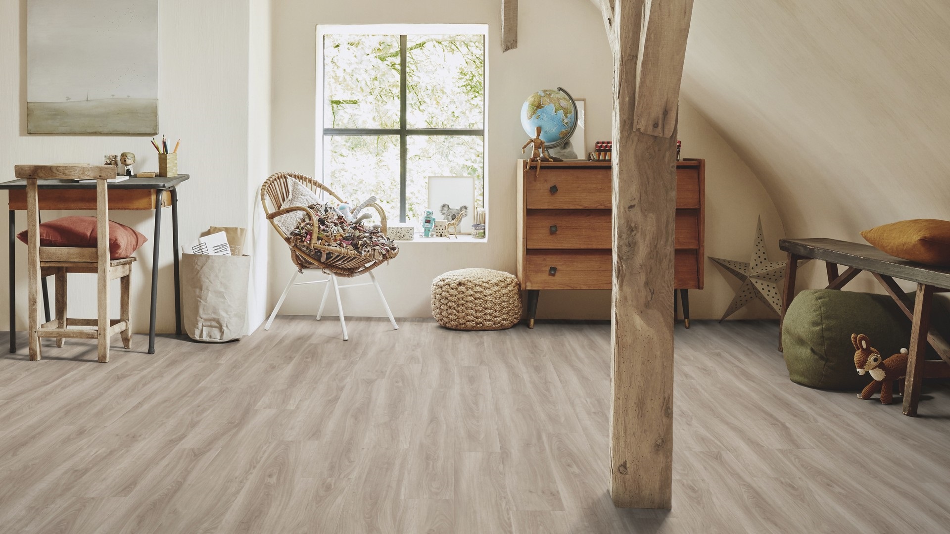 Вінілова підлога Tarkett – English Oak Grey Beige, артикул 36021029, колекція Starfloor Click Solid 55.