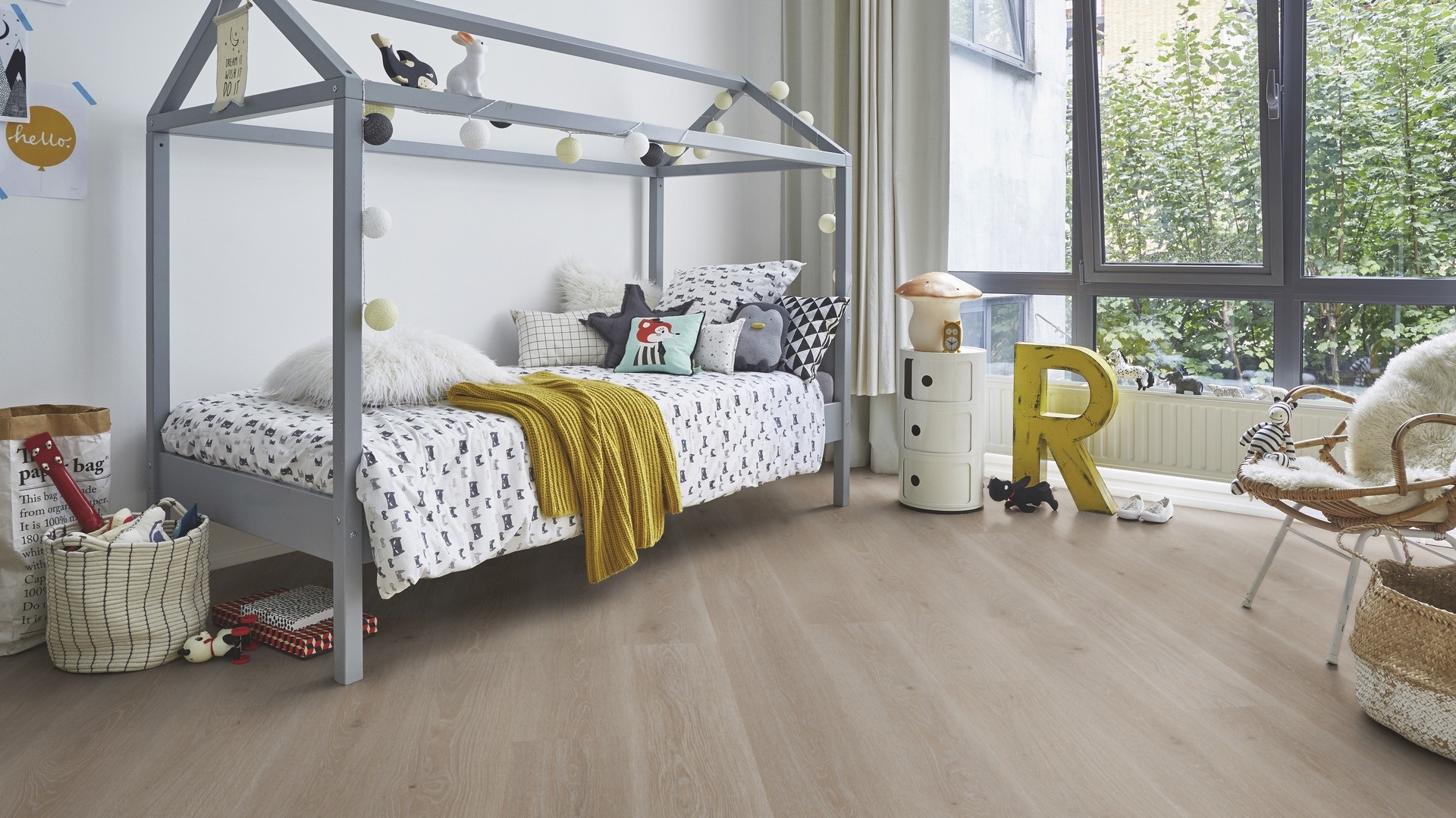 Вінілова підлога Tarkett – Highland Oak Taupe, артикул 36020003, колекція Starfloor Click Solid 55.