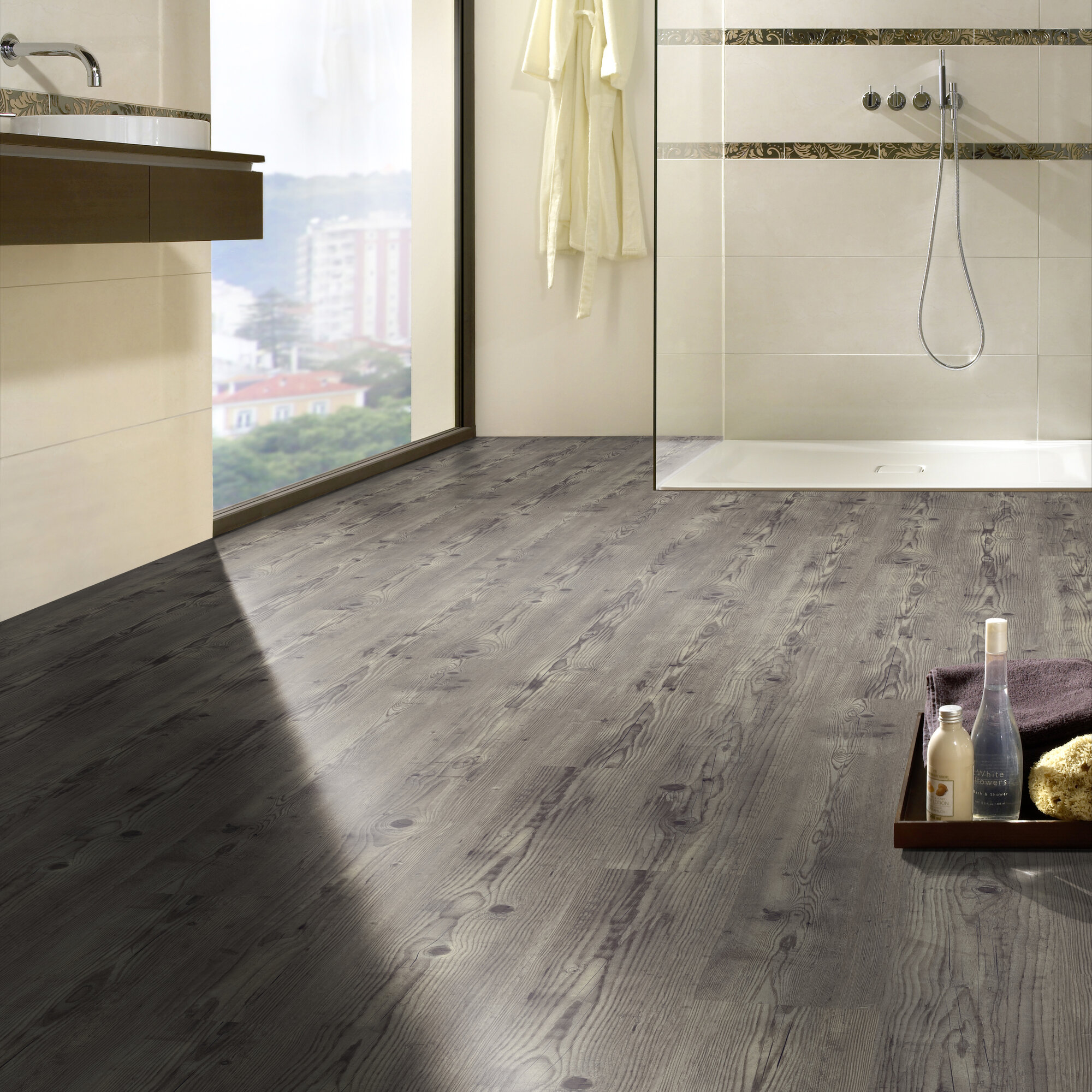 Ламінат Kronotex - Bough Pine, артикул D 4163, 32 клас, 8 мм. Колекція Dynamic. Виробництво Німеччина.
