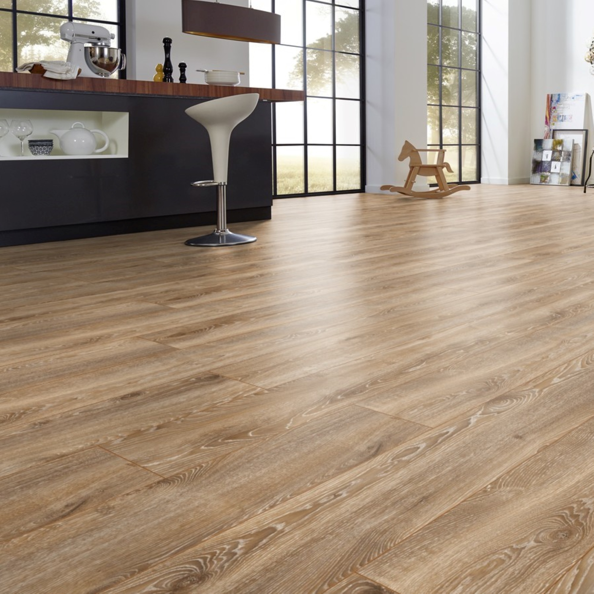 Ламінат Kronotex - Highland Oak Bronze, артикул D 4795, 33 клас, 10 мм. Колекція Mammut Plus. Виробництво Німеччина.