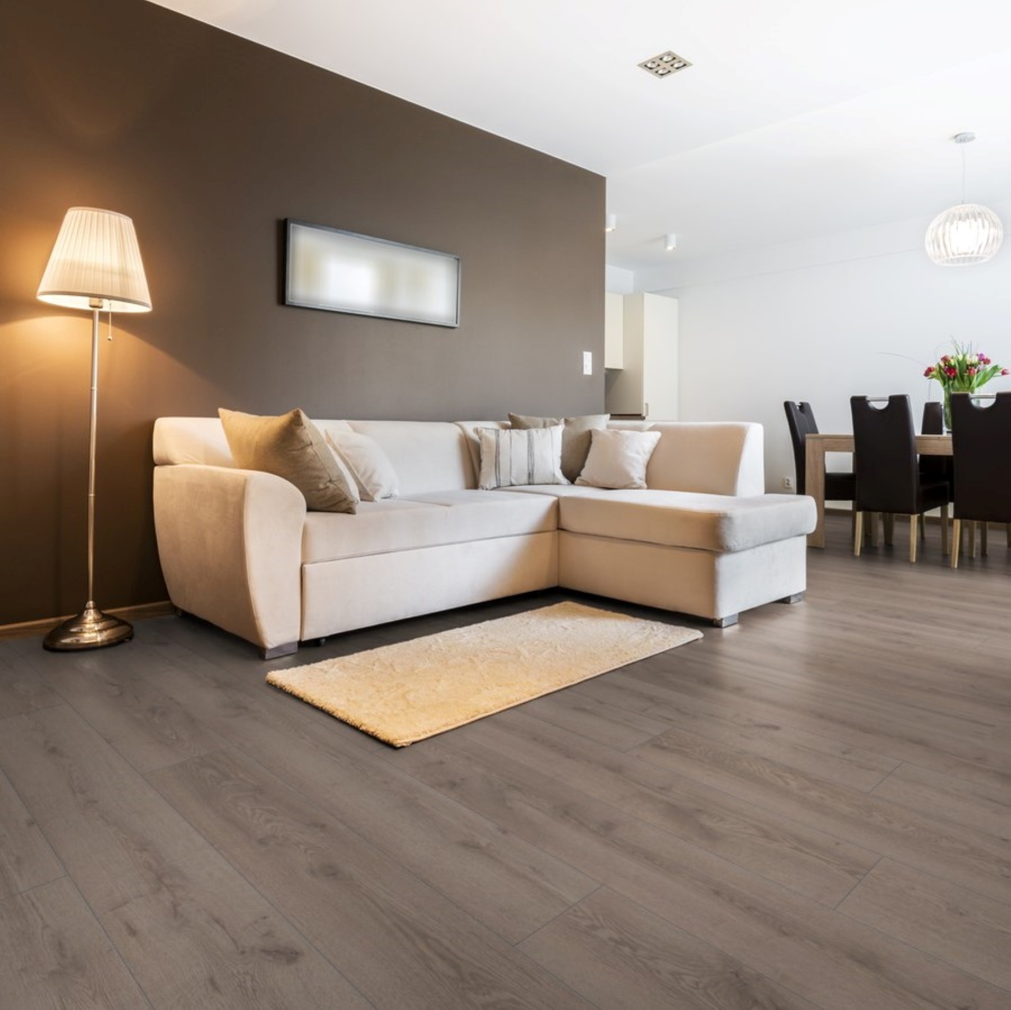 Ламінат Kronotex - Mountain Oak Grey, артикул D 4727, 33 клас, 10 мм. Колекція Mammut Plus. Виробництво Німеччина.