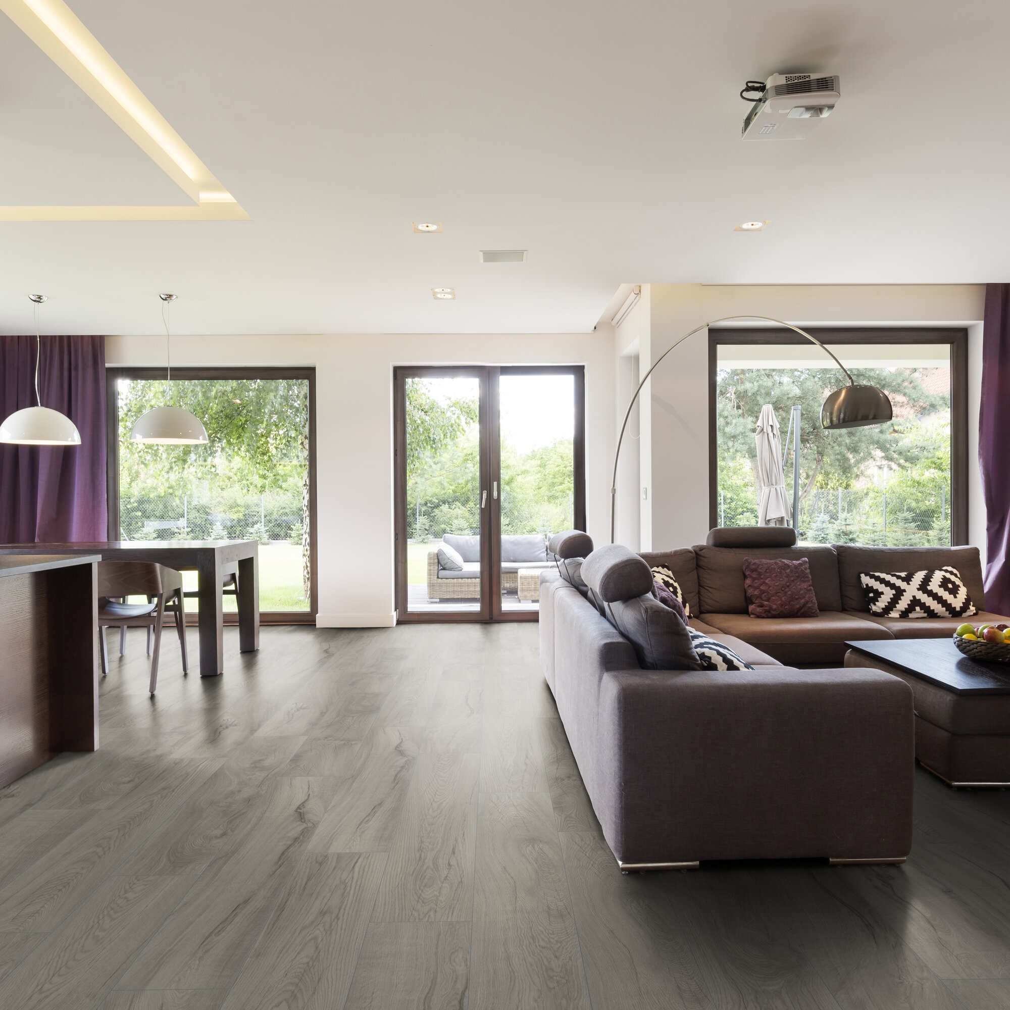 Ламінат Kronotex - Residenz Eiche Grey, артикул D 4671, 33 клас, 10 мм. Колекція Mammut Plus. Виробництво Німеччина.