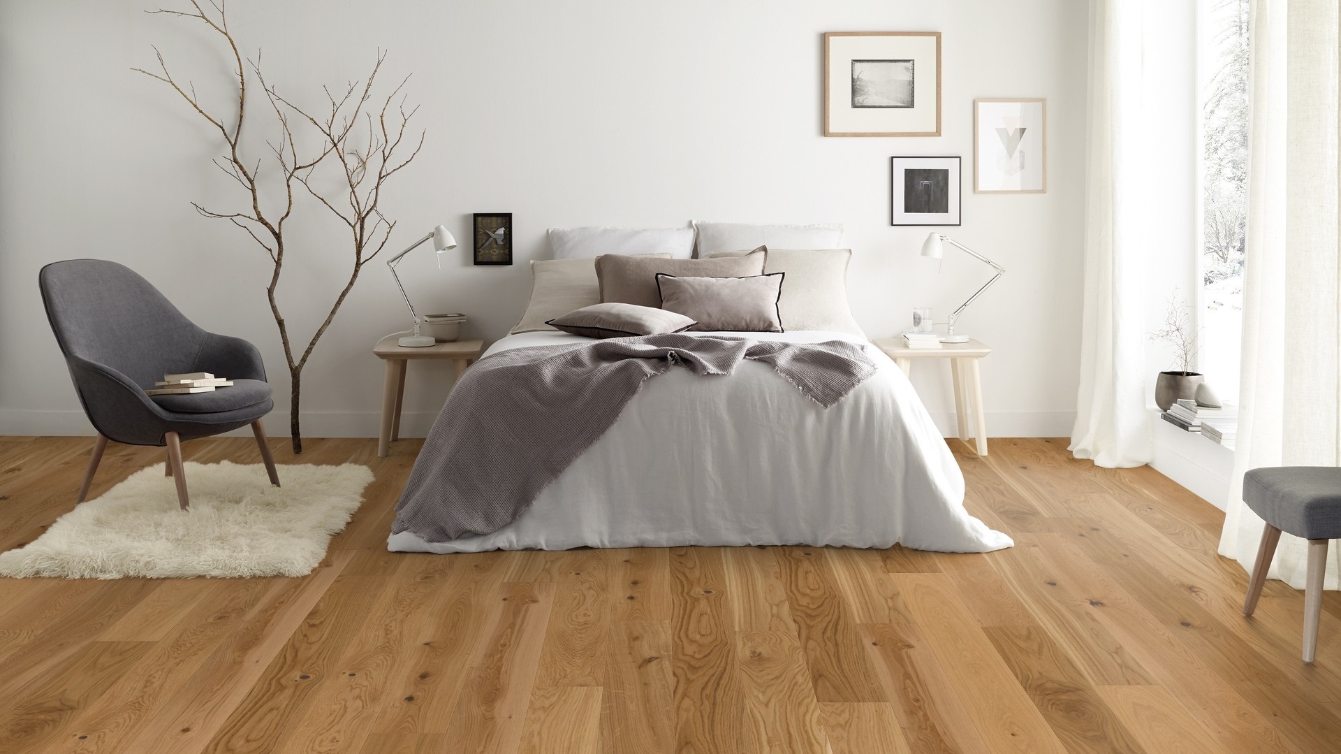 Паркетна дошка Tarkett – Oak Boardwalk (1 Strip) артикул 7877048, колекція Prestige