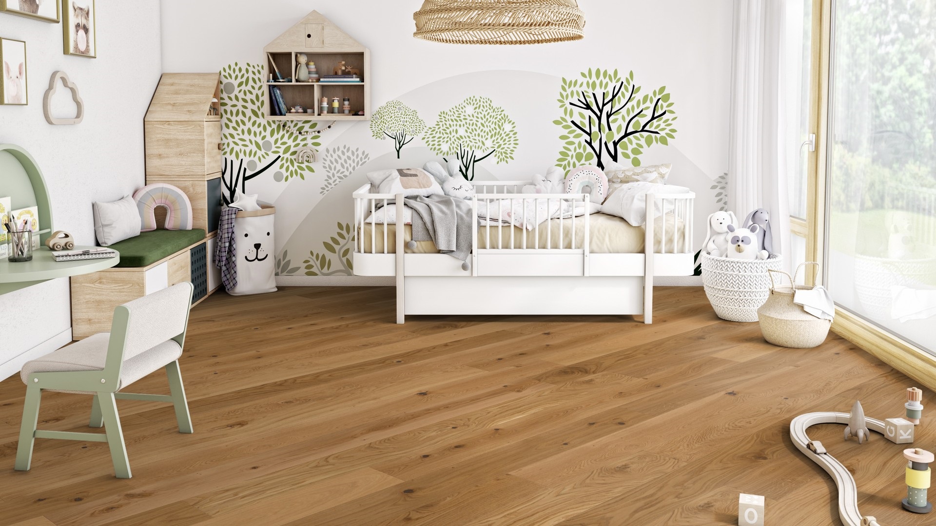 Паркетна дошка Tarkett – Oak Boardwalk (1 Strip) артикул 7877048, колекція Prestige