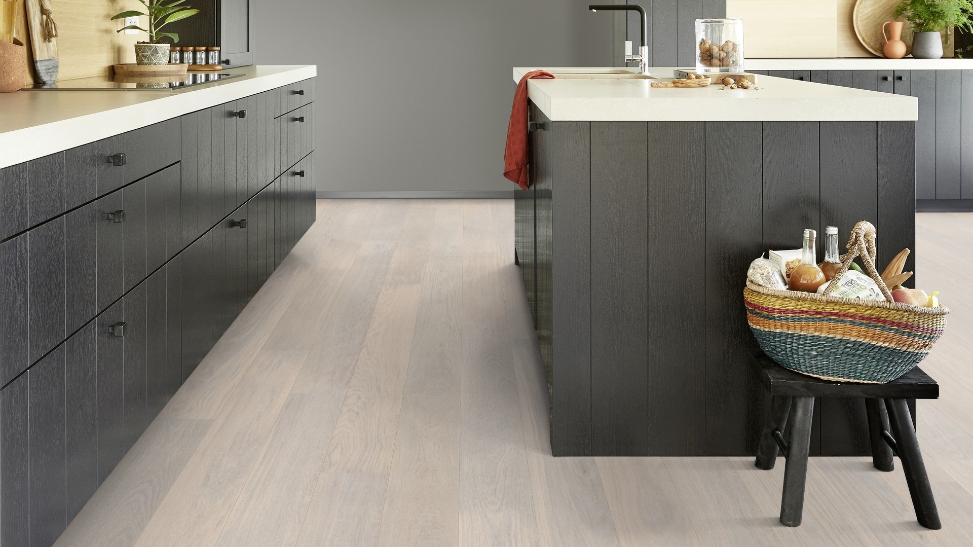 Паркетна дошка Tarkett – Oak Cotton White XT (1 Strip) артикул 7877033, колекція Shade