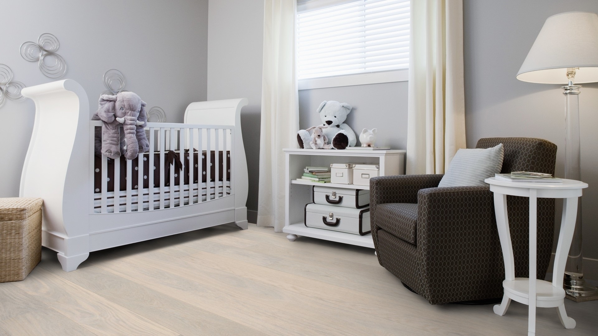 Паркетна дошка Tarkett – Oak Cotton White XT (1 Strip) артикул 7877033, колекція Shade