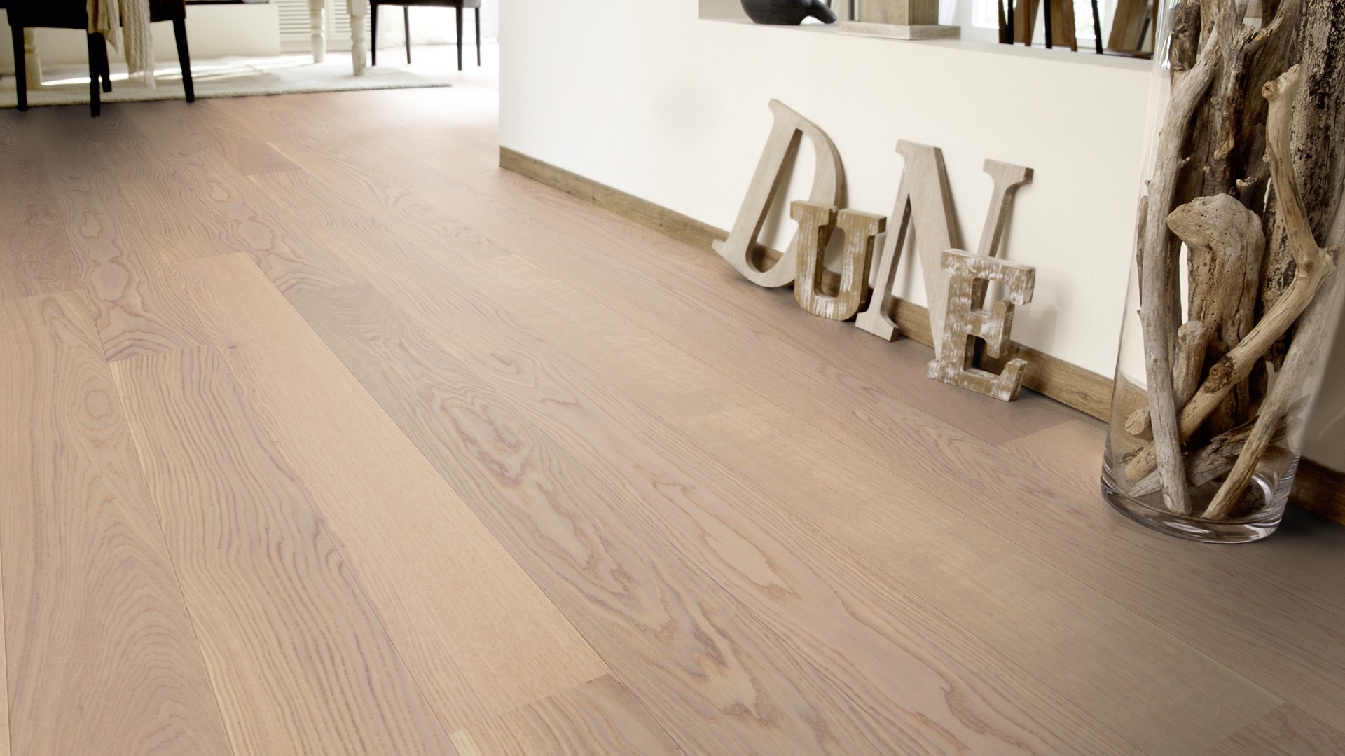 Паркетна дошка Tarkett – Oak Cream White XT (1 Strip) артикул 7877049, колекція Shade
