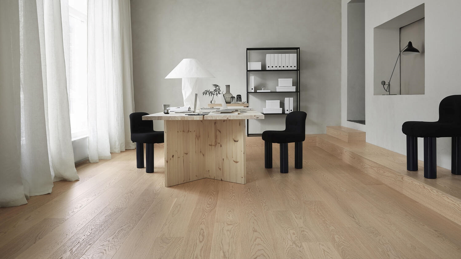 Паркетна дошка Tarkett – Oak Cream White XT (1 Strip) артикул 7877049, колекція Shade