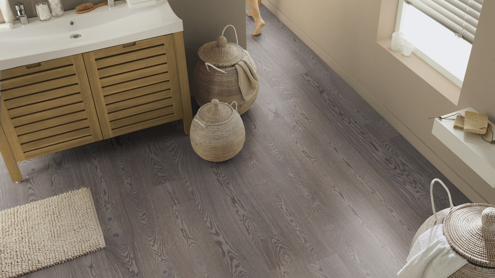 Паркетна дошка Tarkett – Oak Graphite (1 Strip), артикул 7877055, колекція Prestige