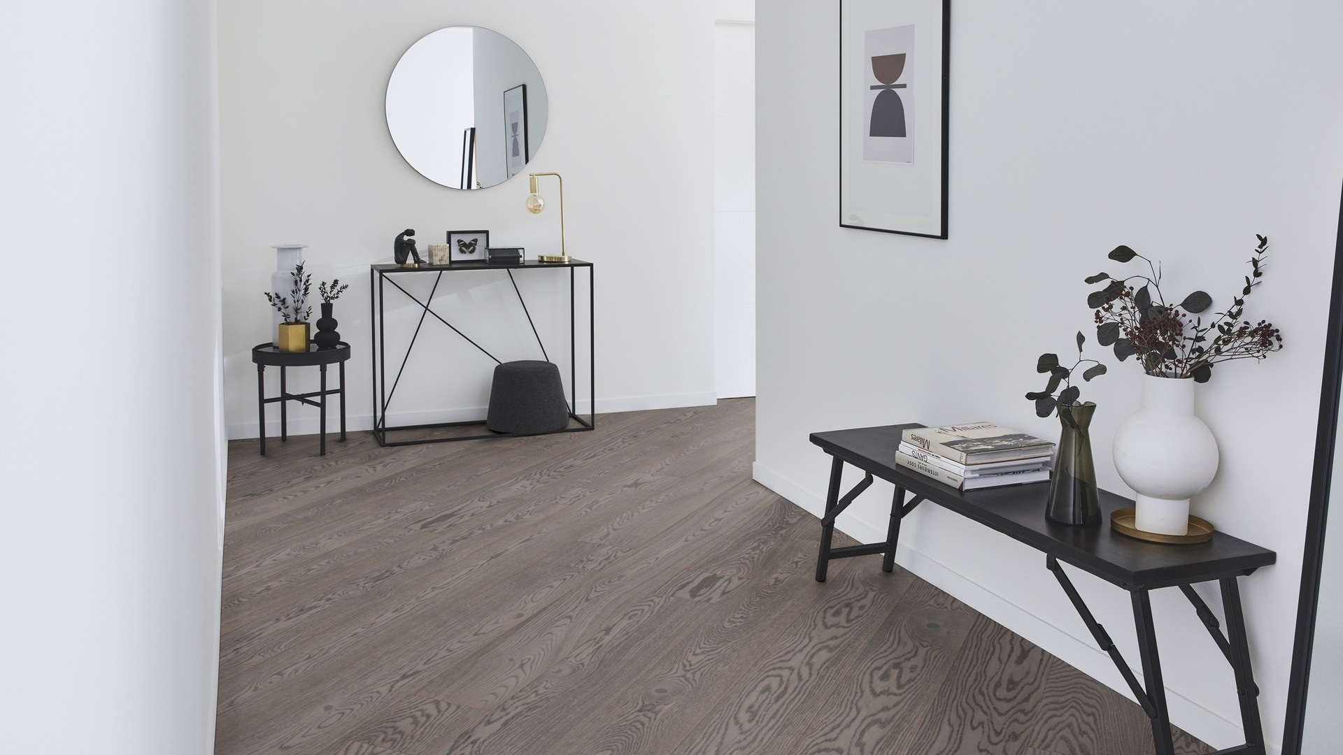 Паркетна дошка Tarkett – Oak Graphite (1 Strip), артикул 7877055, колекція Prestige