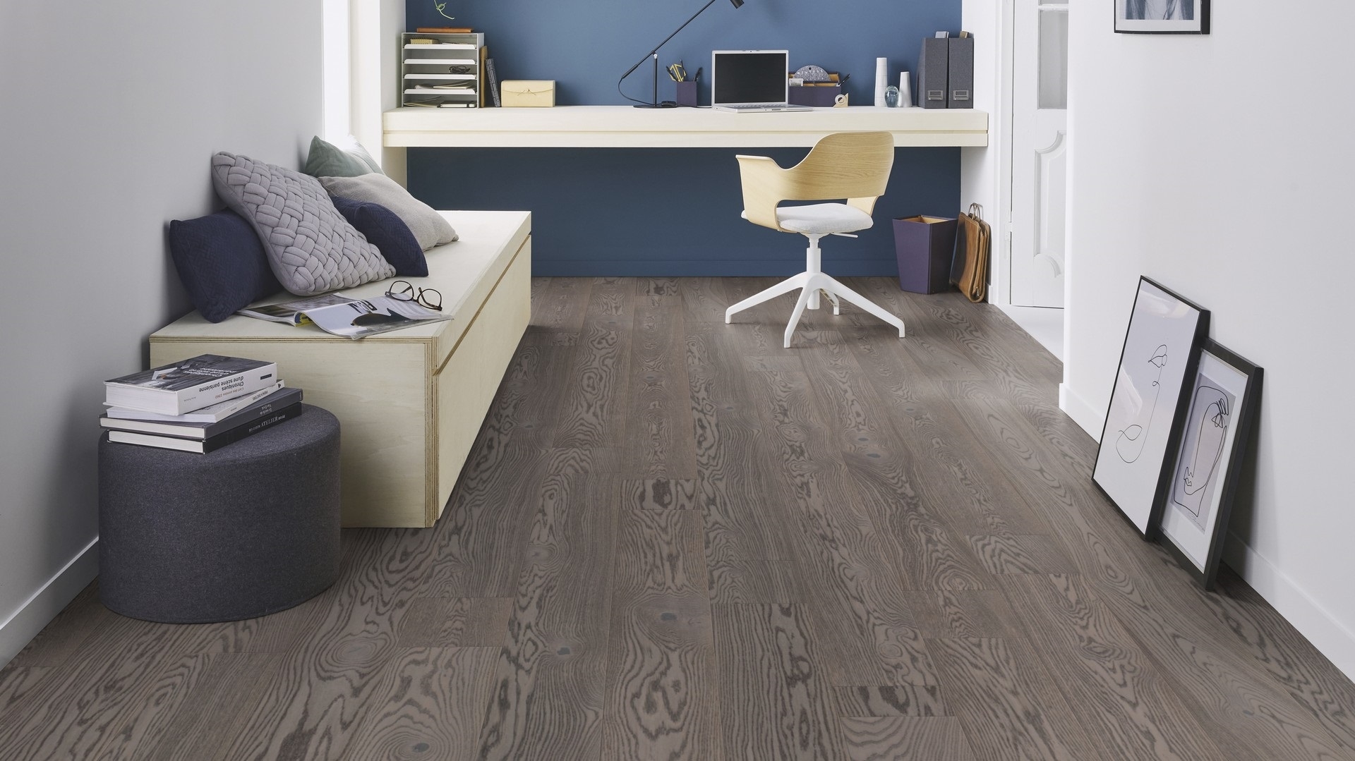 Паркетна дошка Tarkett – Oak Graphite (1 Strip), артикул 7877055, колекція Prestige