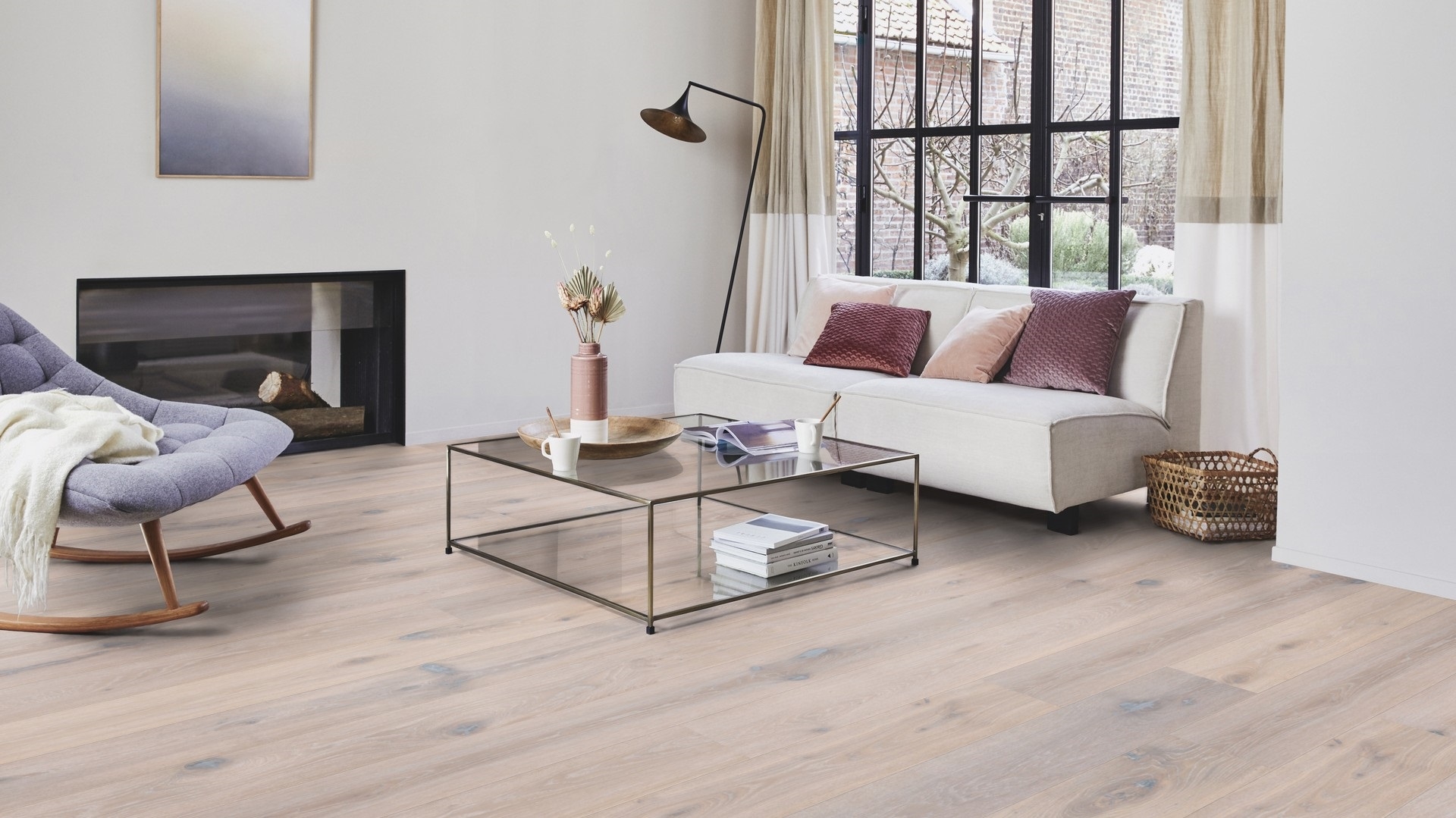Паркетна дошка Tarkett – Oak Lime Stone (1 Strip) артикул 41007002, колекція Heritage