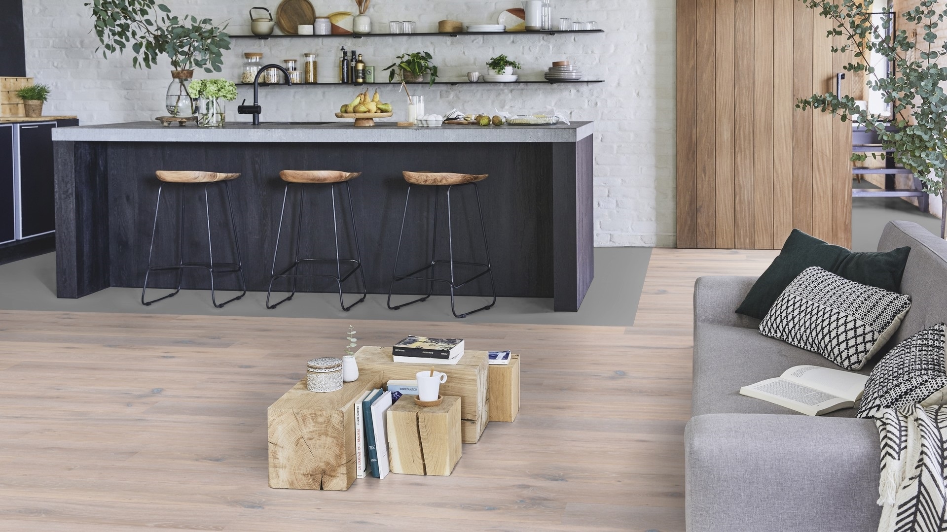 Паркетна дошка Tarkett – Oak Lime Stone (1 Strip) артикул 41007002, колекція Heritage