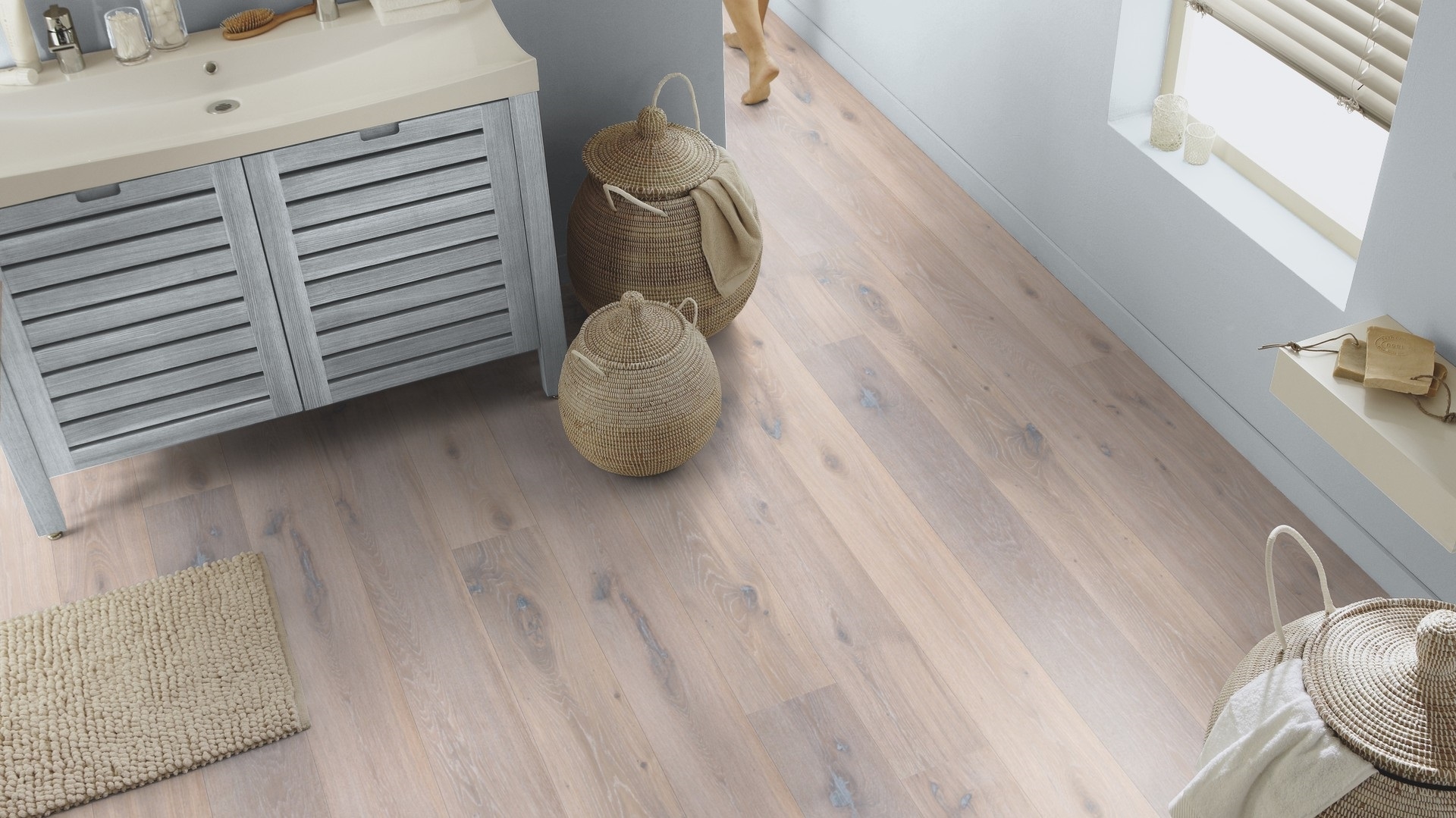 Паркетна дошка Tarkett – Oak Lime Stone (1 Strip) артикул 41007002, колекція Heritage