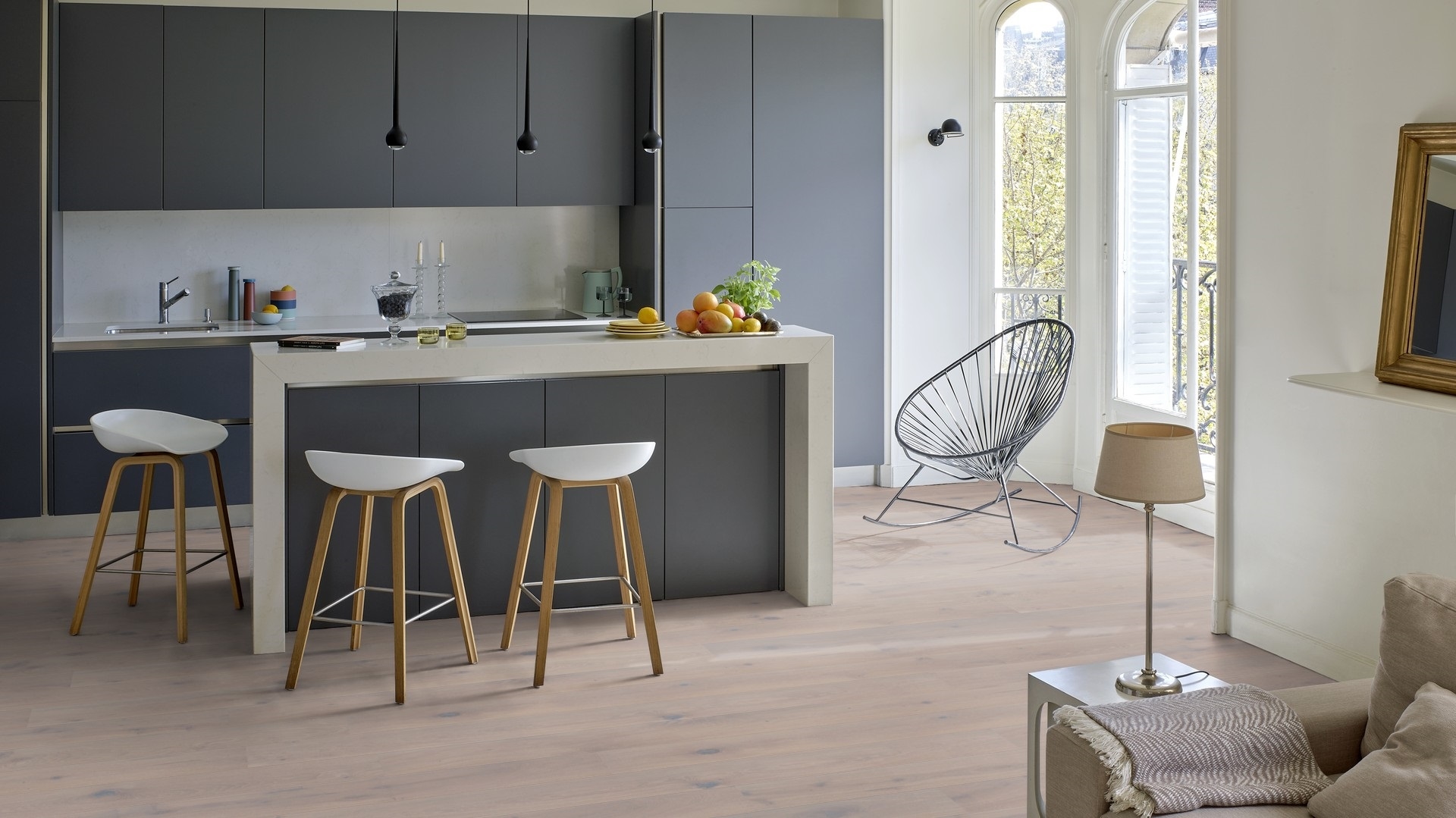 Паркетна дошка Tarkett – Oak Urban Grey (1 Strip) артикул 41007007, колекція Heritage