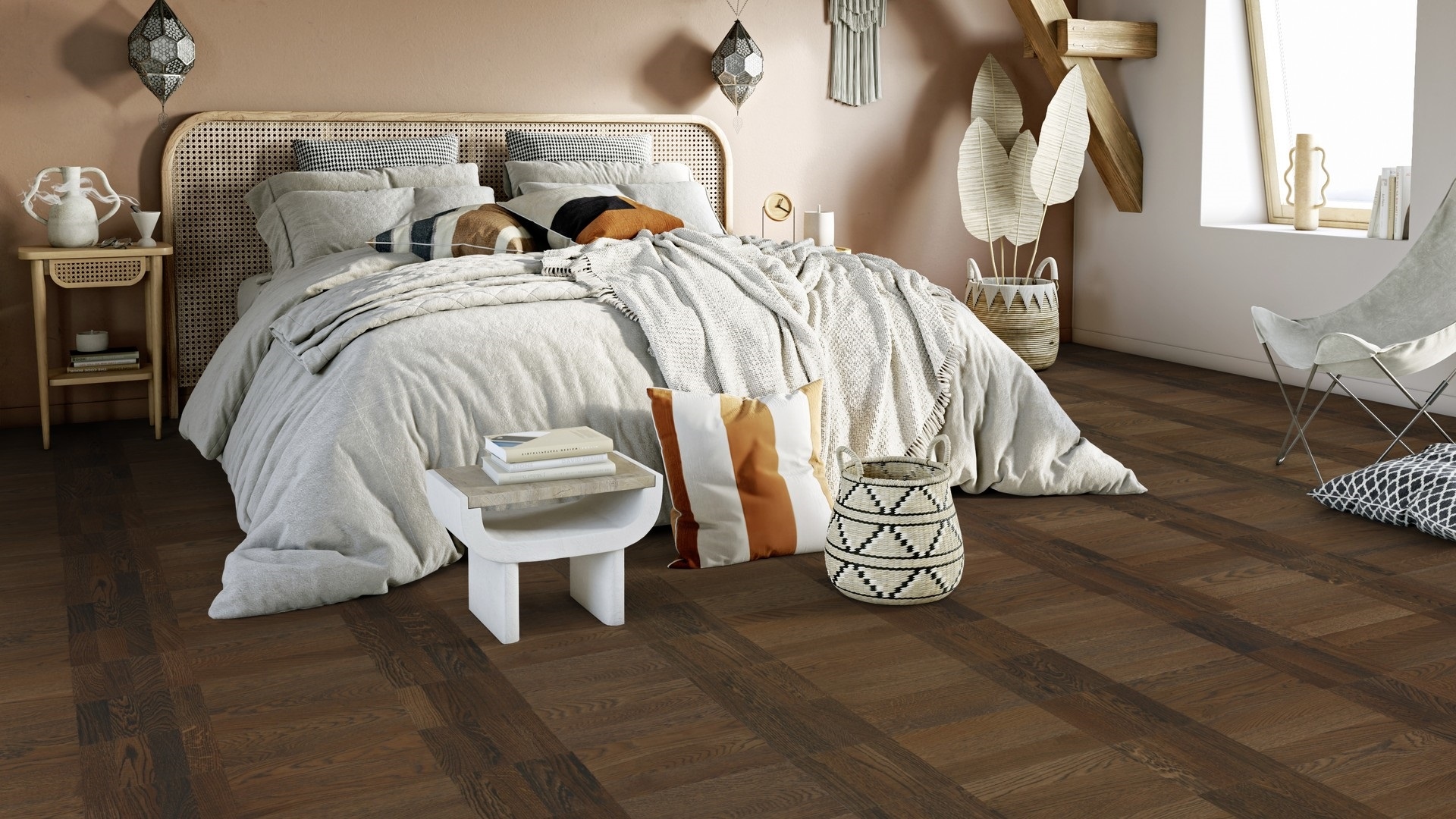 Паркетна дошка Tarkett – Oak Wasa (Basket Weave) артикул 7806010, колекція Noble