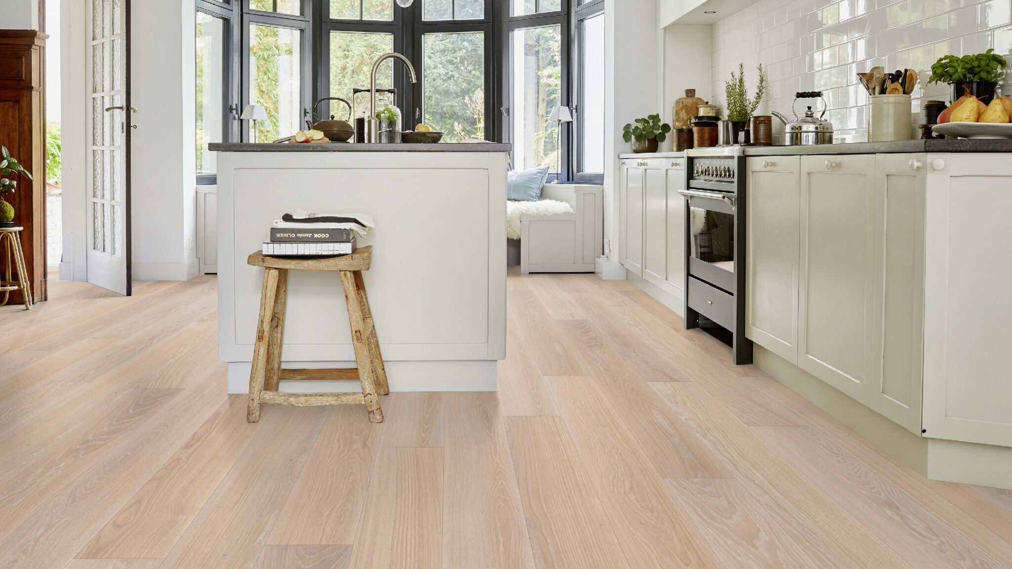 Паркетна дошка Tarkett – Oak White Sand 1 Strip, артикул 7877046, колекція Prestige.
