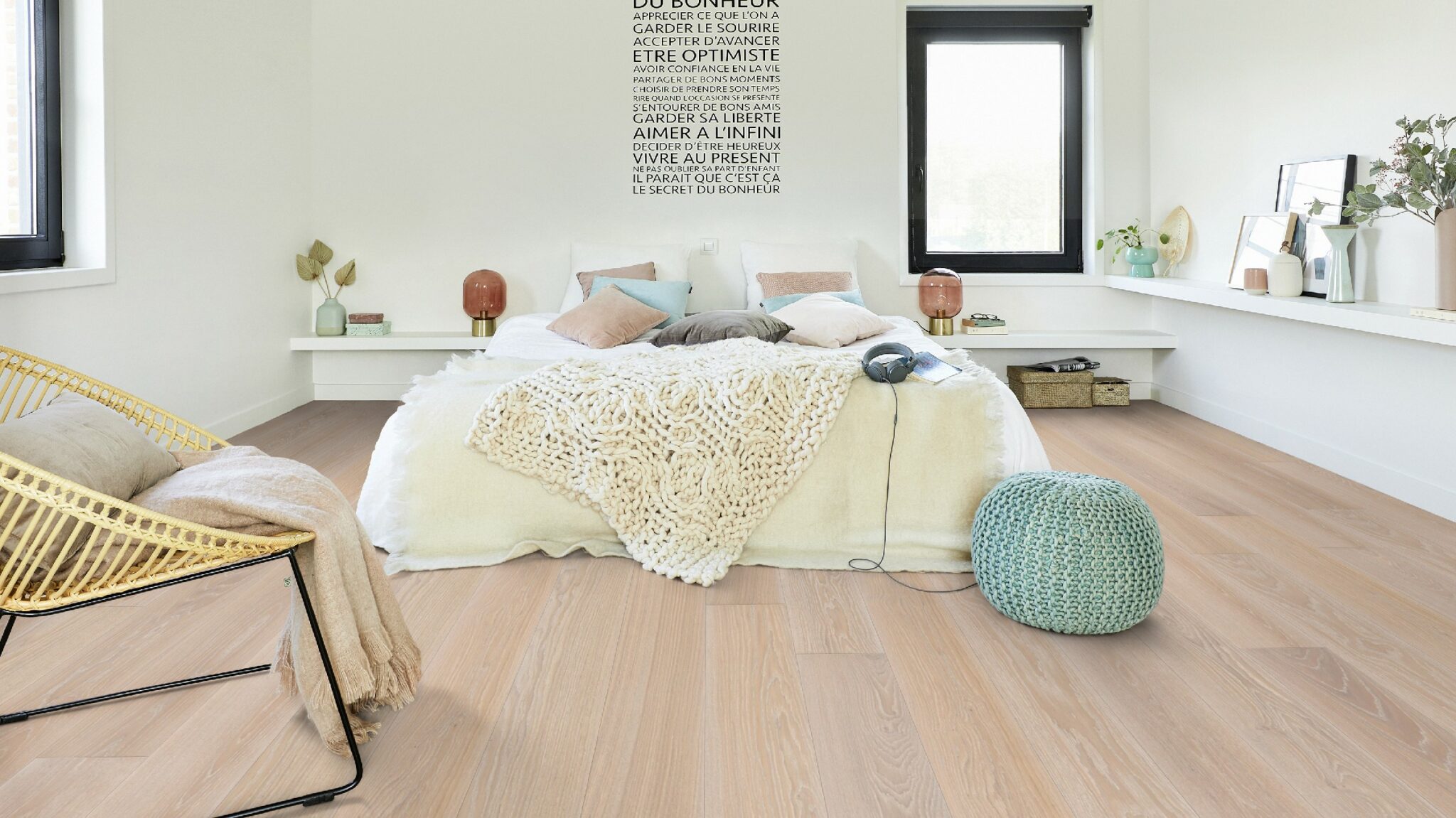 Паркетна дошка Tarkett – Oak White Sand 1 Strip, артикул 7877046, колекція Prestige.