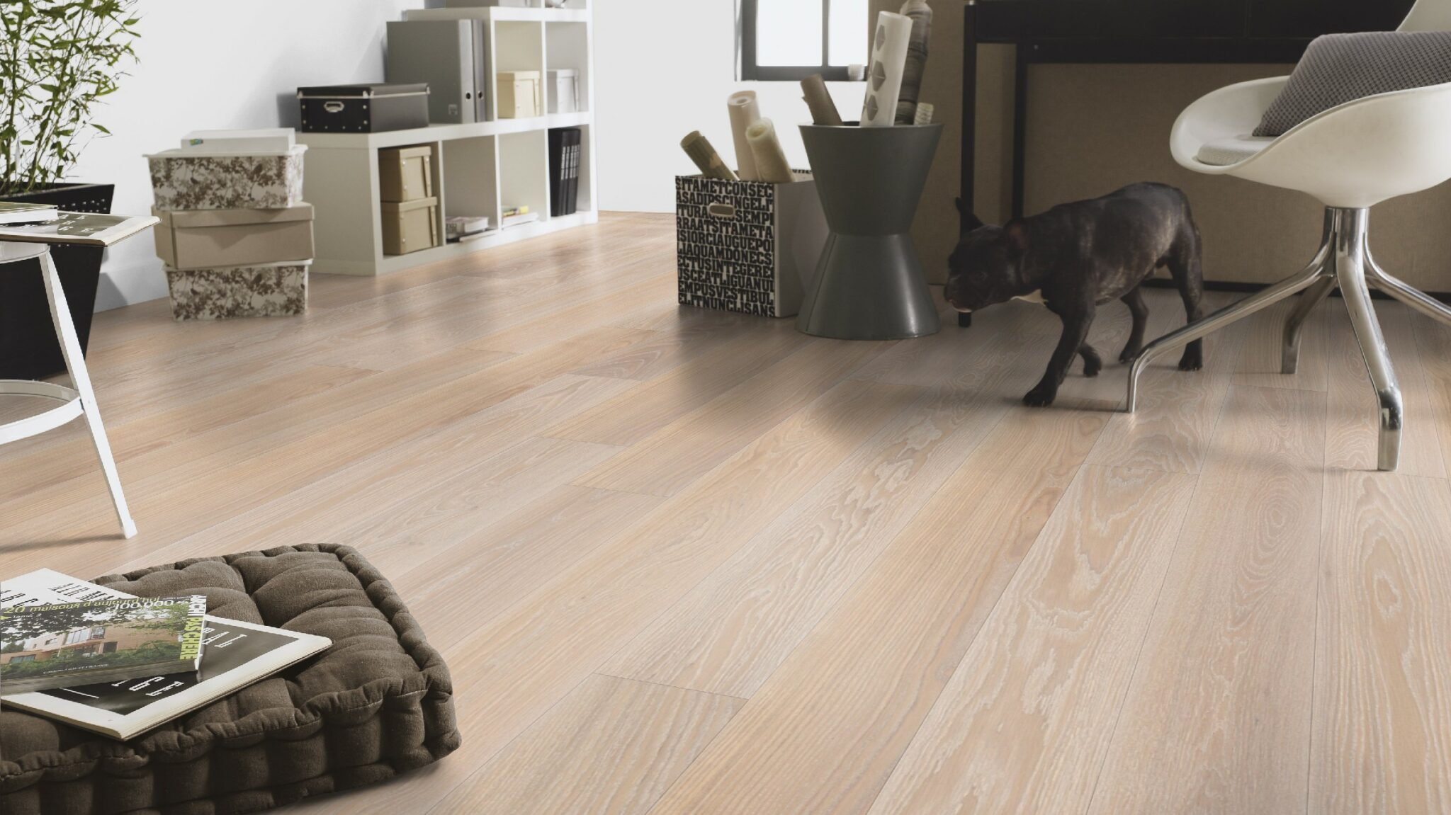 Паркетна дошка Tarkett – Oak White Sand 1 Strip, артикул 7877046, колекція Prestige.