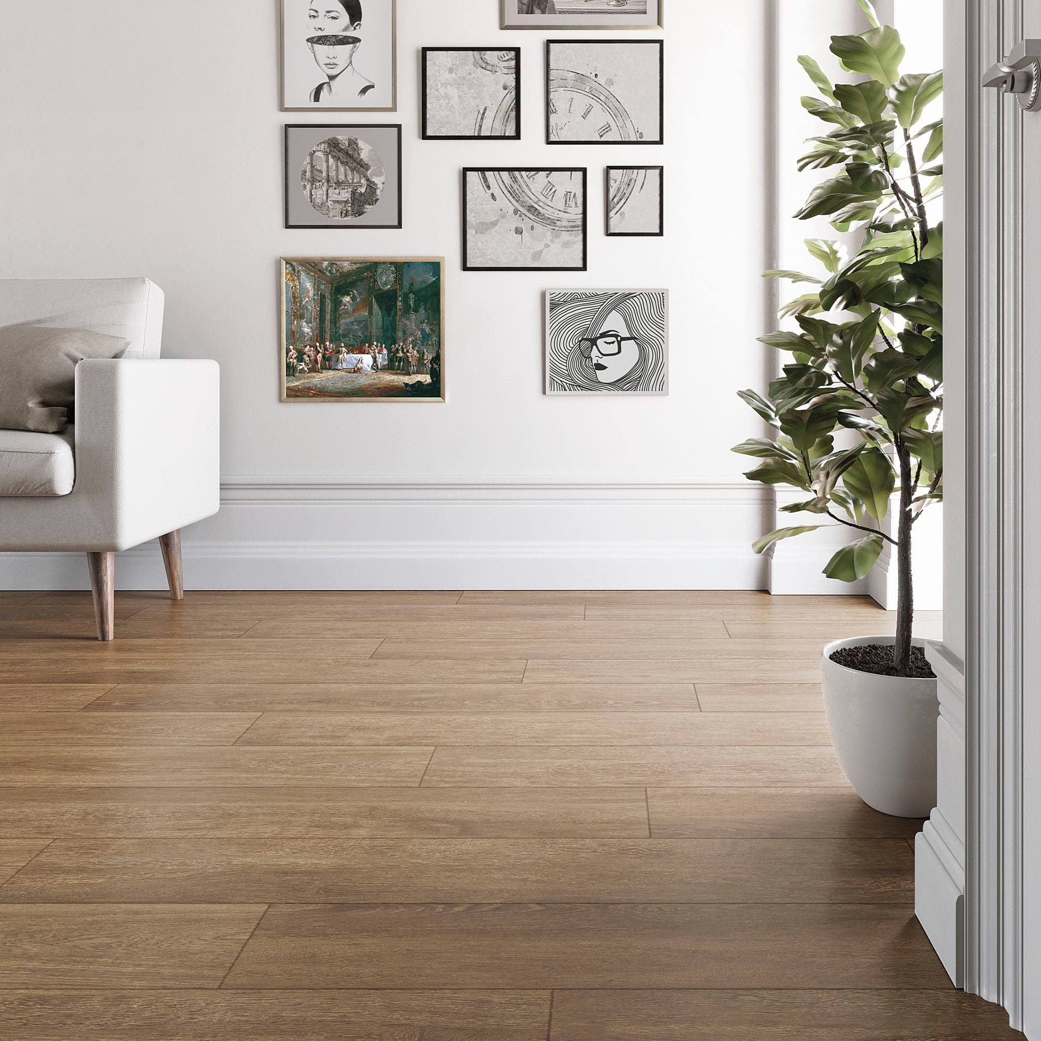 Ламінат Faus – London Oak, артикул S177154, 33 клас, 8 мм. Колекція Cosmopolitan 4V. Іспанія.
