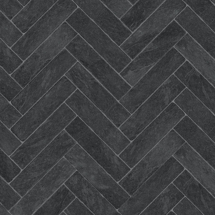 Ламінат Faus – Negro Herringbone, артикул S180130, колекція Stone Effects. FAUS Іспанія.