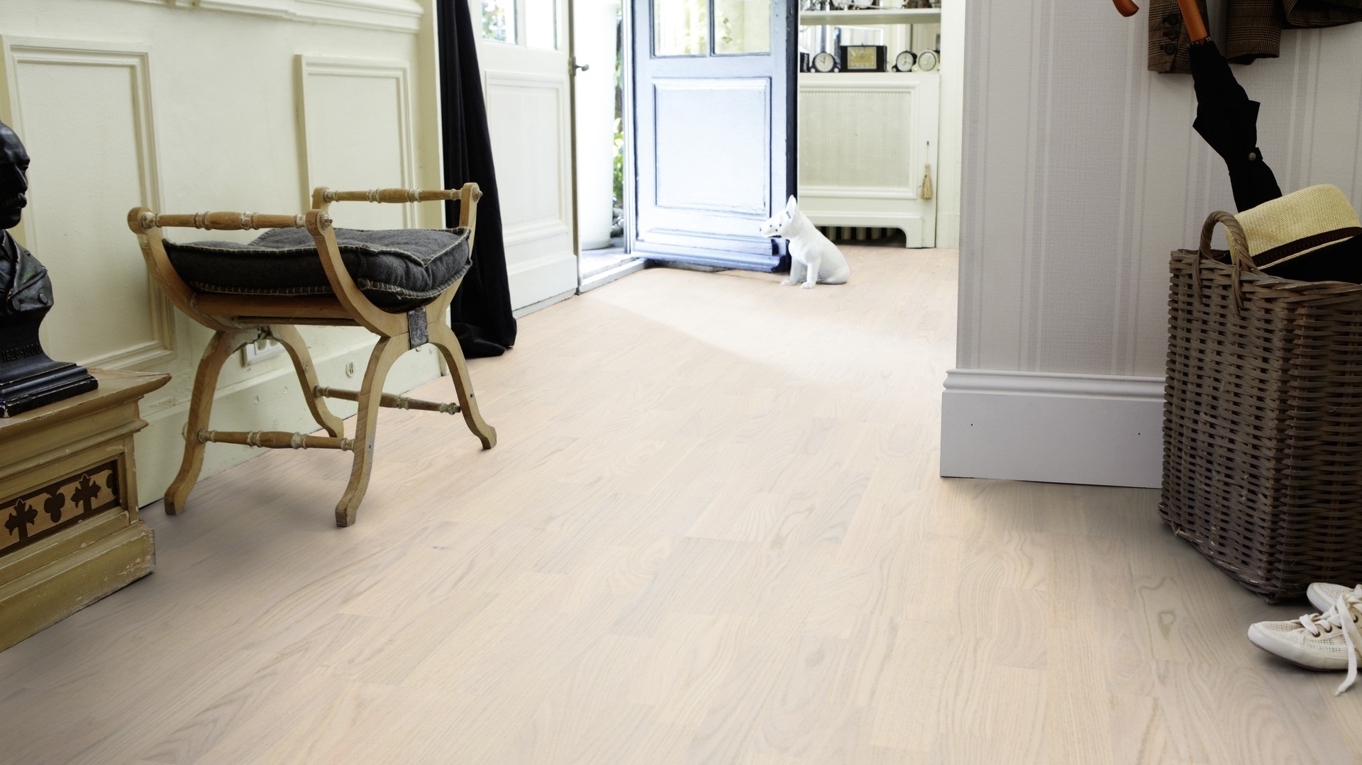 Паркетна дошка Tarkett – Oak Northern White (3 Strip) артикул 41025001, колекція Shade