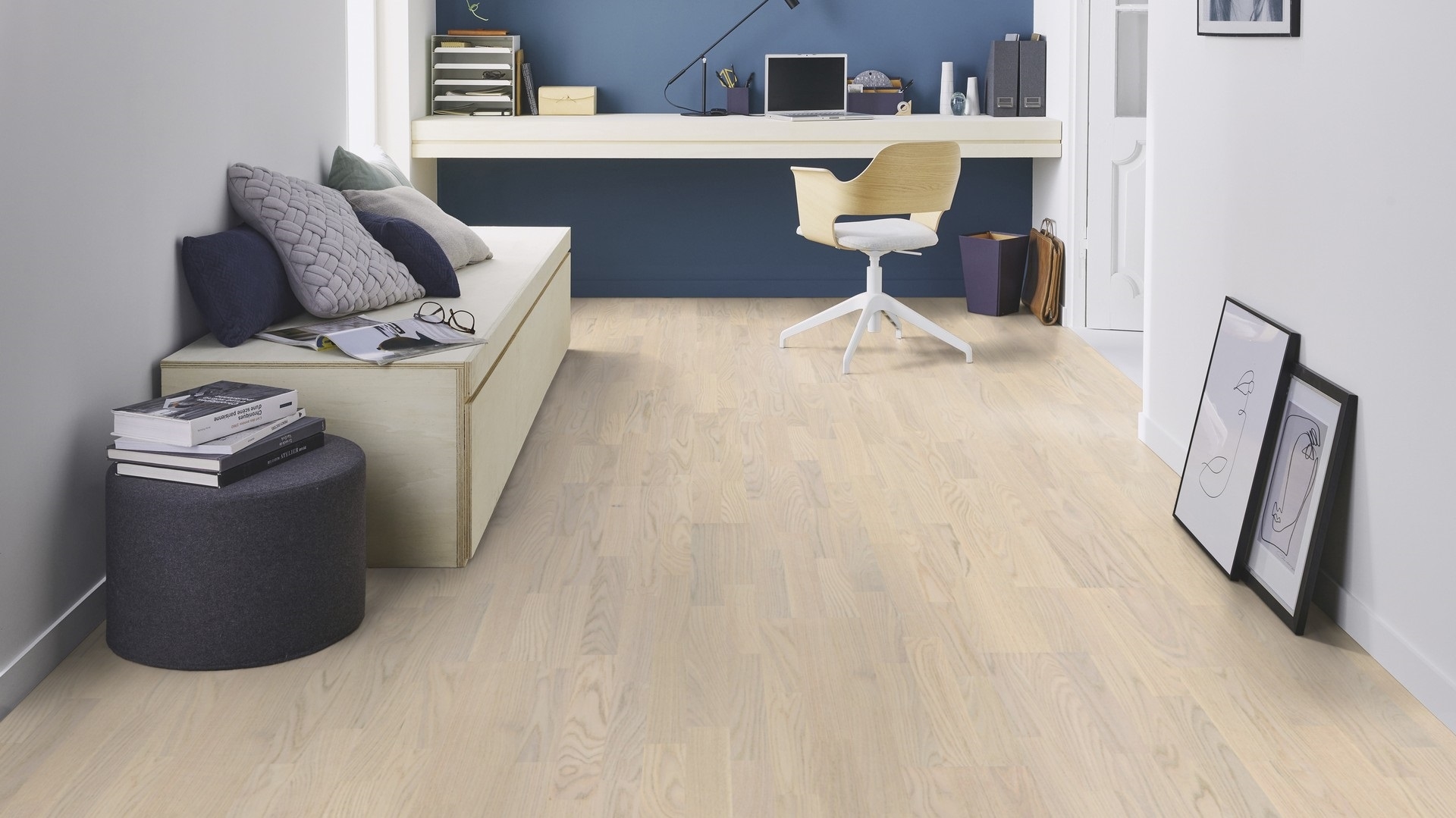 Паркетна дошка Tarkett – Oak Northern White (3 Strip) артикул 41025001, колекція Shade