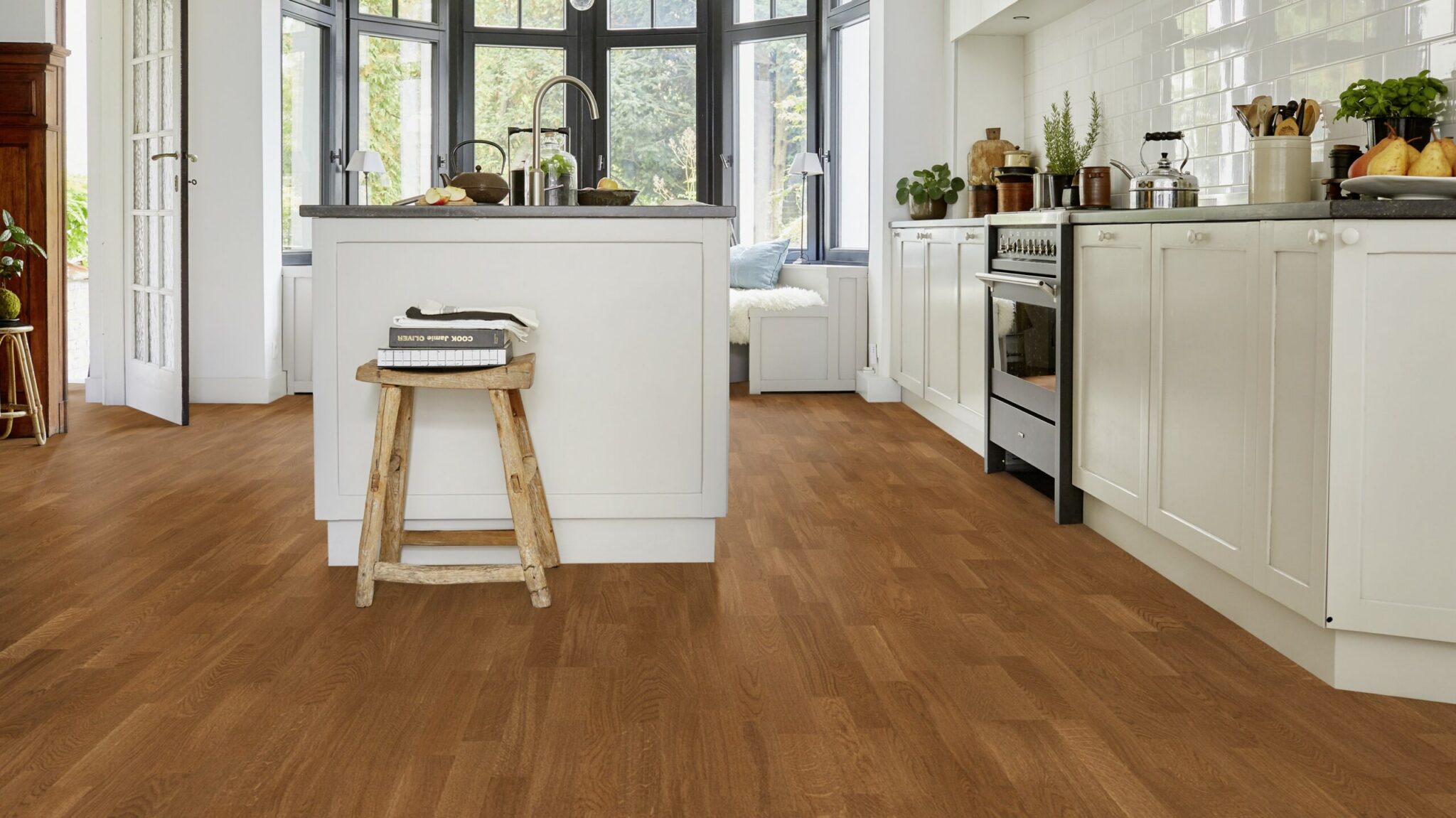 Паркетна дошка Tarkett – Oak Praline 3 Strip, артикул 7870037, колекція Shade.
