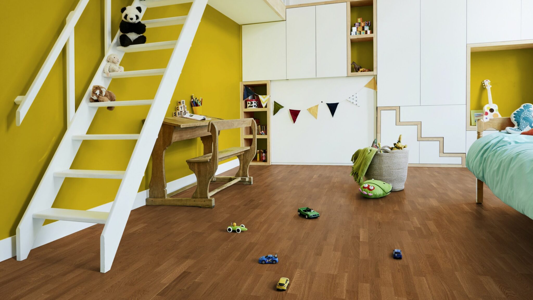 Паркетна дошка Tarkett – Oak Praline 3 Strip, артикул 7870037, колекція Shade.