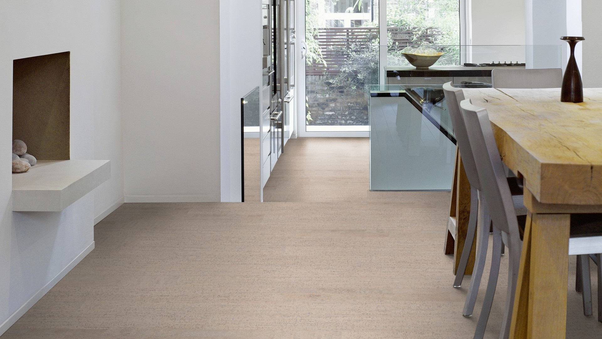 Коркова підлога Amorim WISE – Fashionable Antique White, артикул AA8K001, колекція cork inspire 700. виробництво Португалія.