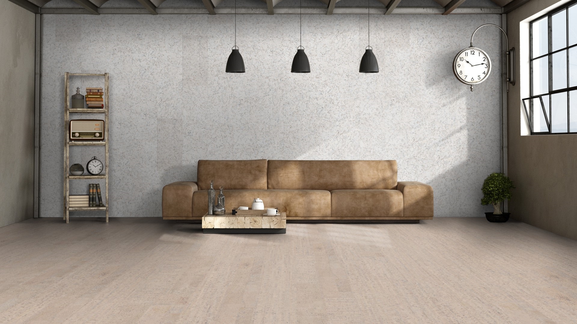 Коркова підлога Amorim WISE – Fashionable Antique White, артикул AA8K001, колекція cork inspire 700. виробництво Португалія.