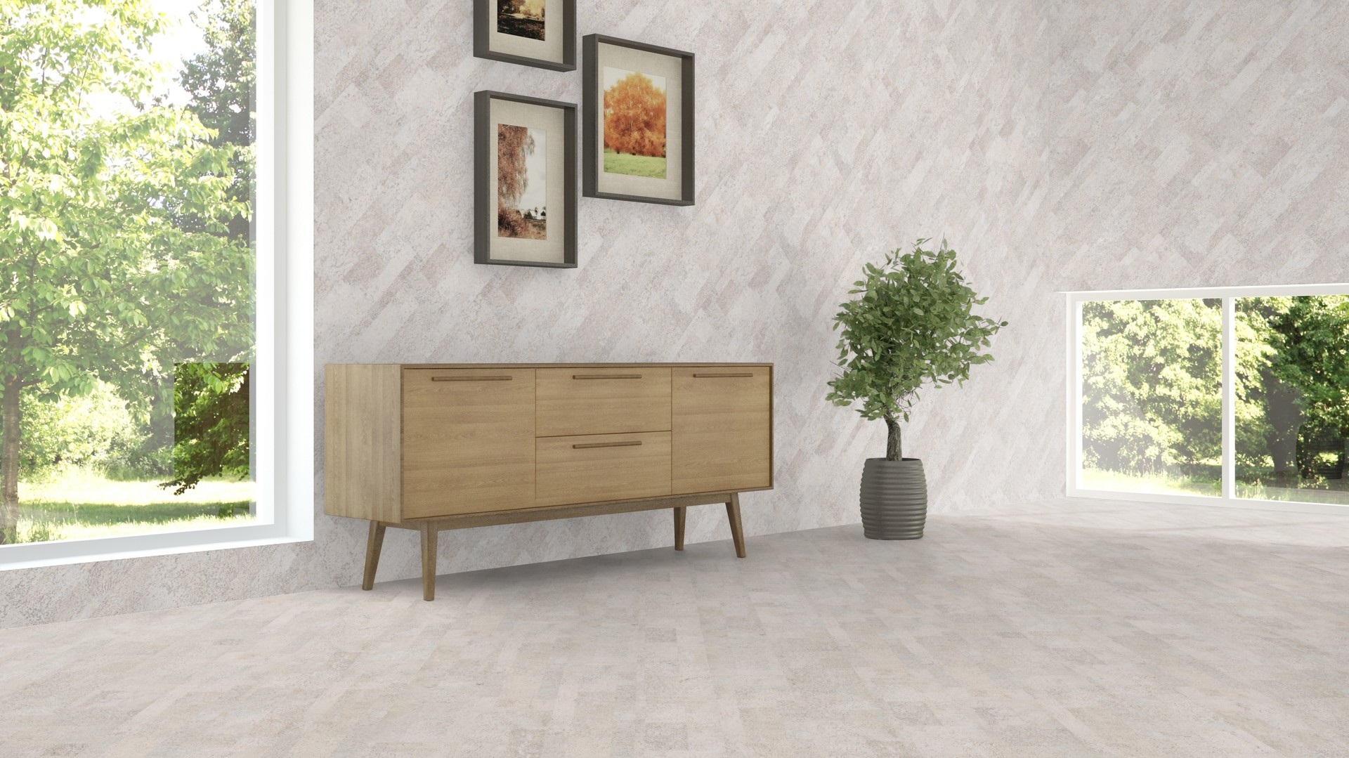 Коркова підлога Amorim WISE – Identity Moonlight, артикул AA2N001, колекція cork inspire 700, виробництво Португалія.