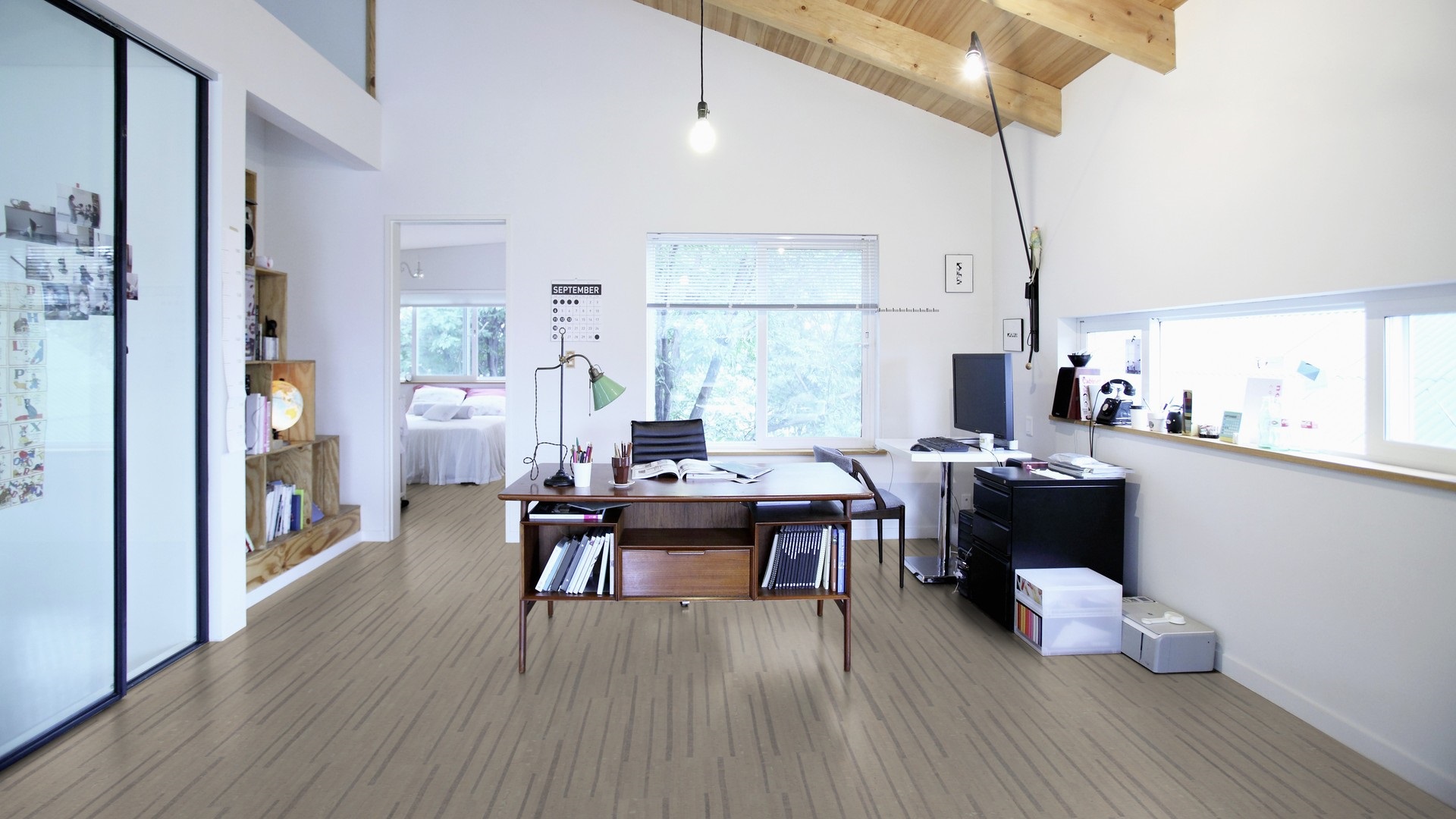 Коркова підлога Amorim WISE – Lane Antracite, артикул AA8H001, колекція cork inspire 700, виробництво Португалія.