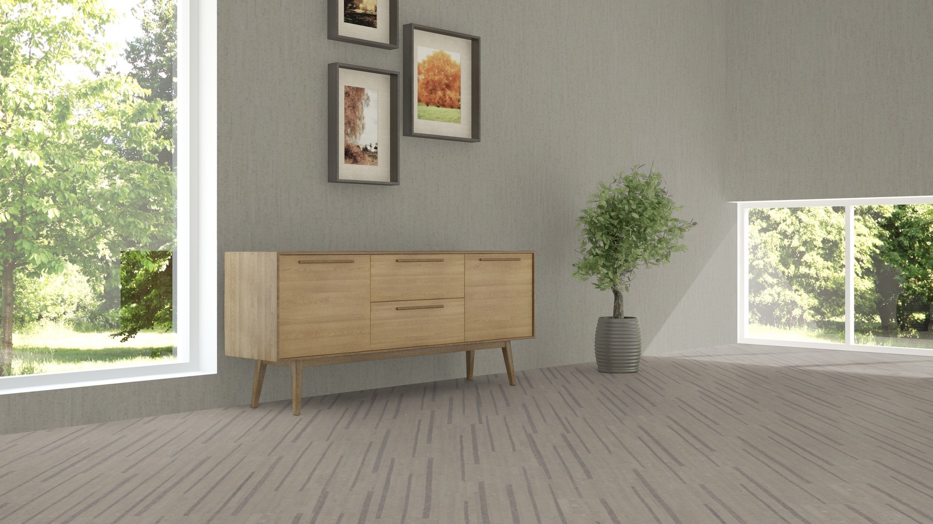 Коркова підлога Amorim WISE – Lane Antracite, артикул AA8H001, колекція cork inspire 700, виробництво Португалія.