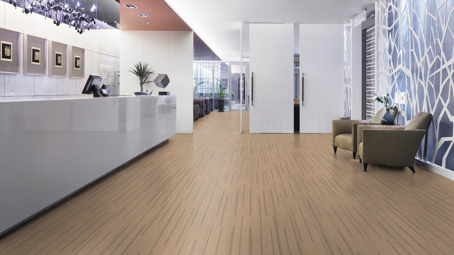 Коркова підлога Amorim WISE – Lane Camel, артикул AA8I001, колекція cork inspire 700, виробництво Португалія.