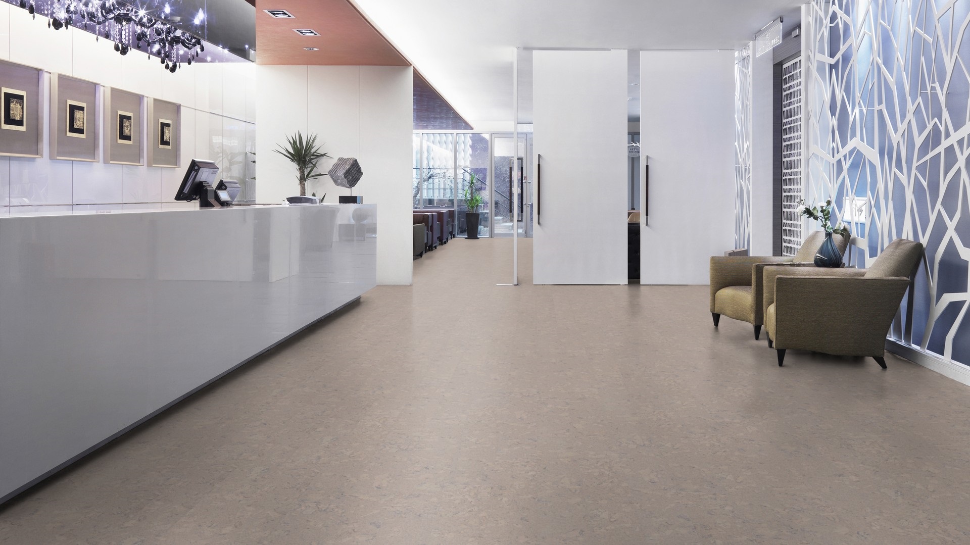 Коркова підлога Amorim WISE – Shell Jasmim, артикул AA8C001, колекція cork inspire 700, виробництво Португалія.