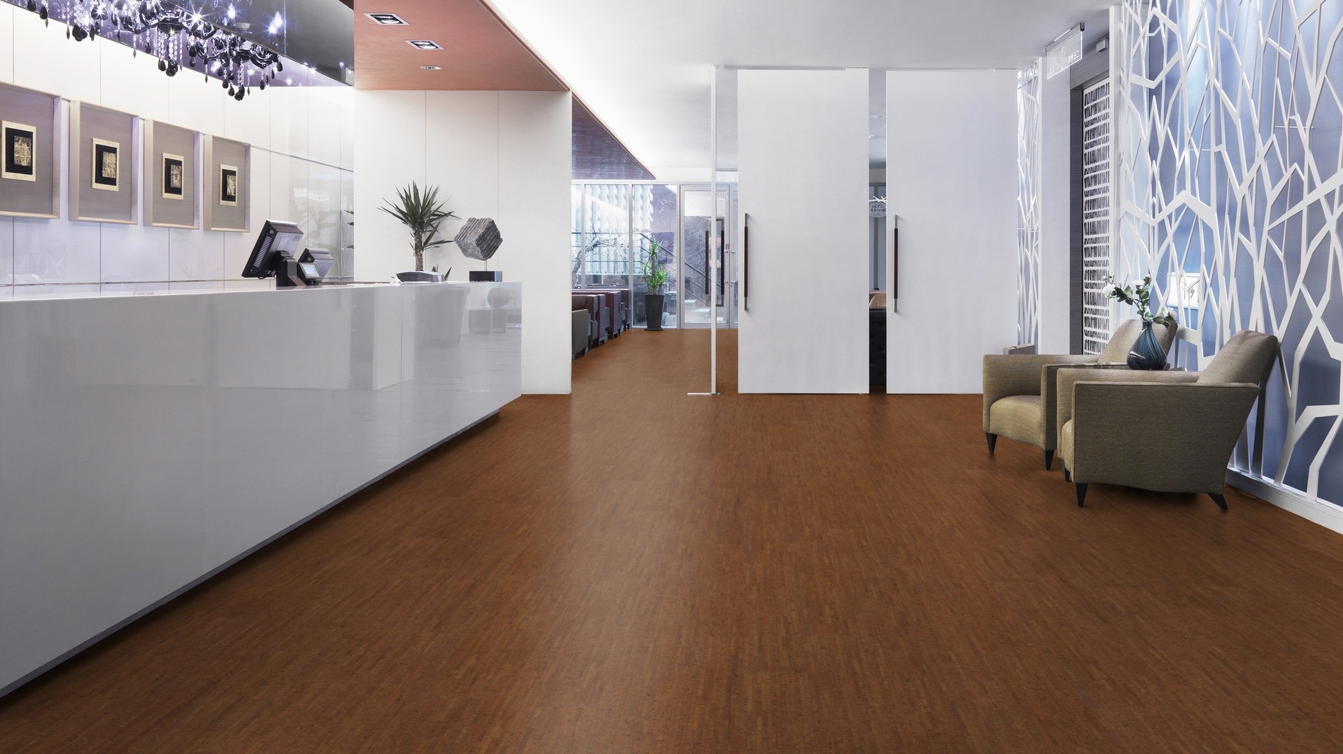 Коркова підлога Amorim WISE – Traces Chestnut, артикул AA5R001, колекція cork inspire 700, виробництво Португалія.