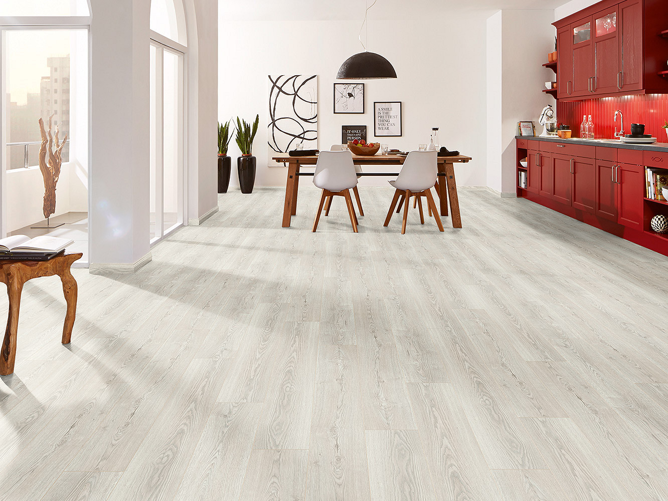 Ламінат Krono Original - Misty Sterling Oak, артикул K484, 32 клас, 8 мм. Колекція Super Natural. Польща.