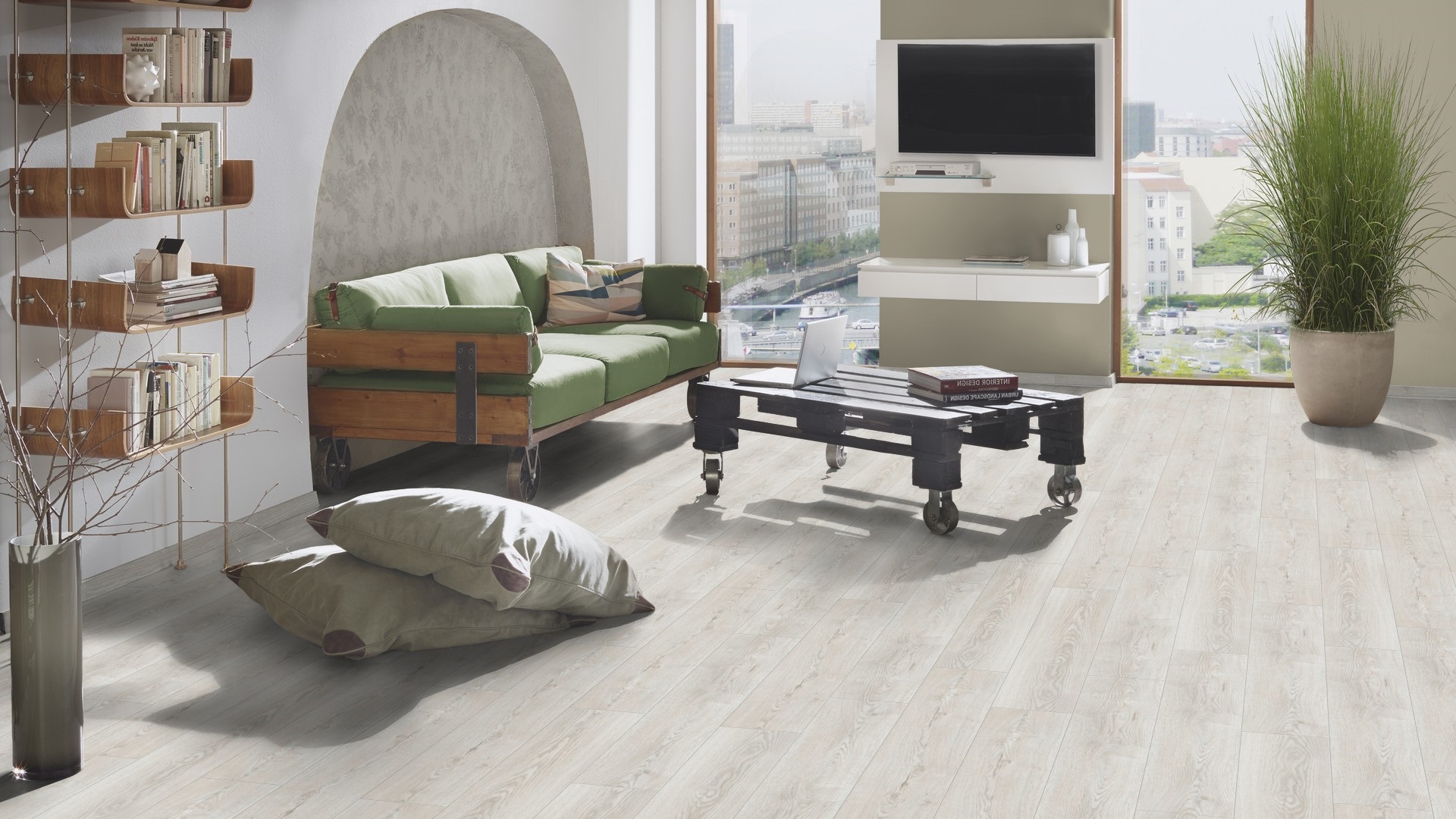 Ламінат Krono Original - Misty Sterling Oak, артикул K484, 32 клас, 8 мм. Колекція Super Natural. Польща.