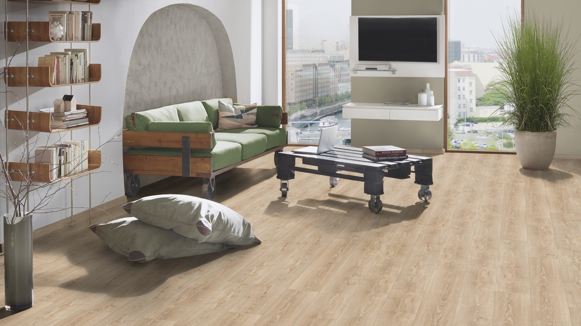 Ламінат Krono Original - Natural Sterling Oak, артикул K485, 32 клас, 8 мм. Колекція Super Natural. Польща.