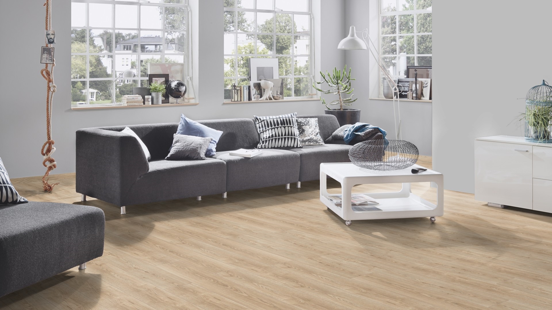 Ламінат Krono Original - Natural Sterling Oak, артикул K485, 32 клас, 8 мм. Колекція Super Natural. Польща.