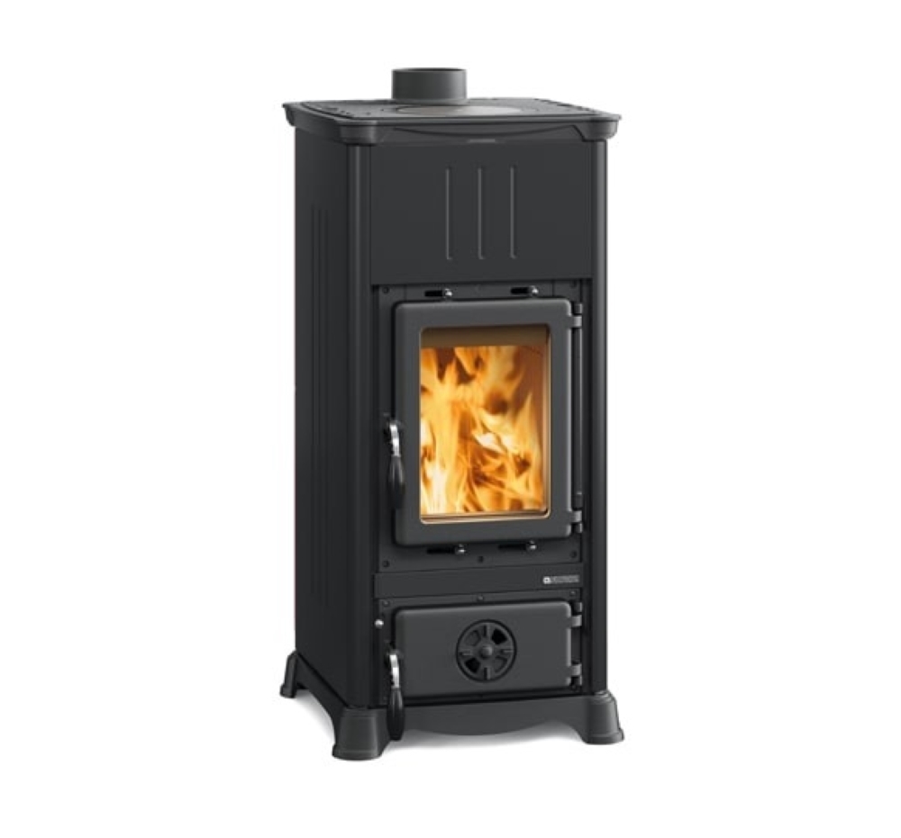 Камінна піч Emiliana Steel ( Anthracite Black ). Виробництво La Nordica-Extraflame Італія.