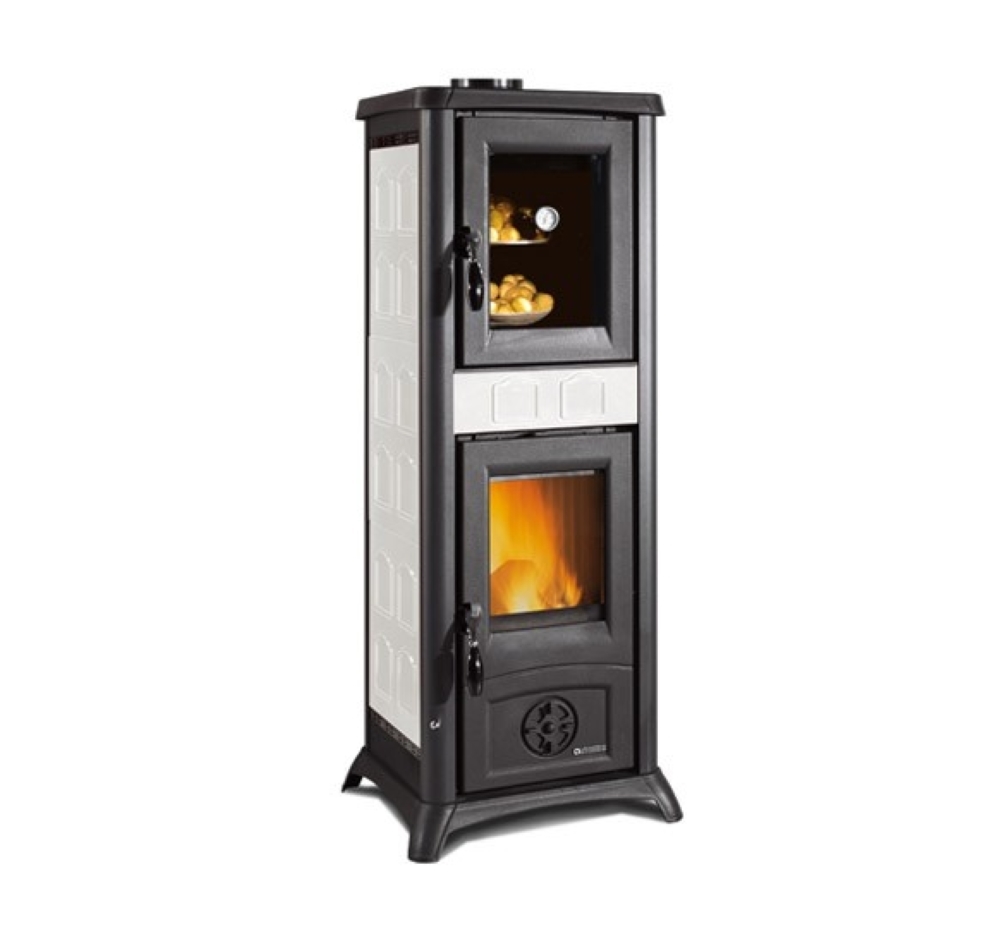 Камінна піч Gemma Forno ( Elegance White Infinity ). Виробництво La Nordica-Extraflame Італія.